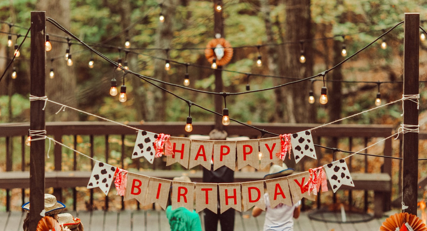 Colorful Autumn Outdoor Birthday Party Essentials