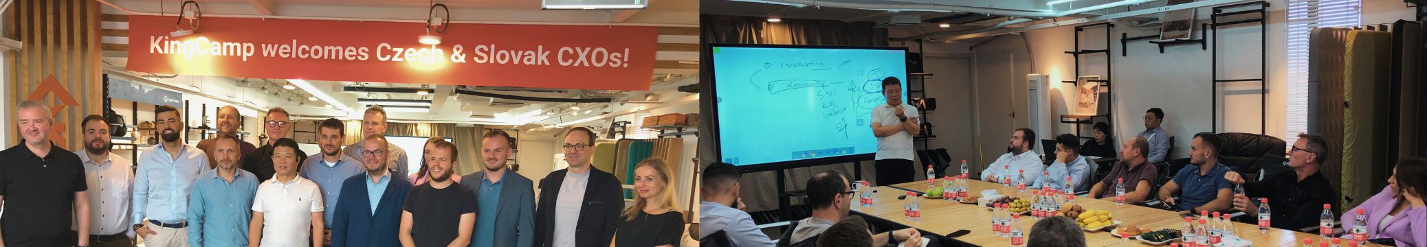 A Meeting of Minds: Czech and Slovak CXOs Visit KingCamp HQ
