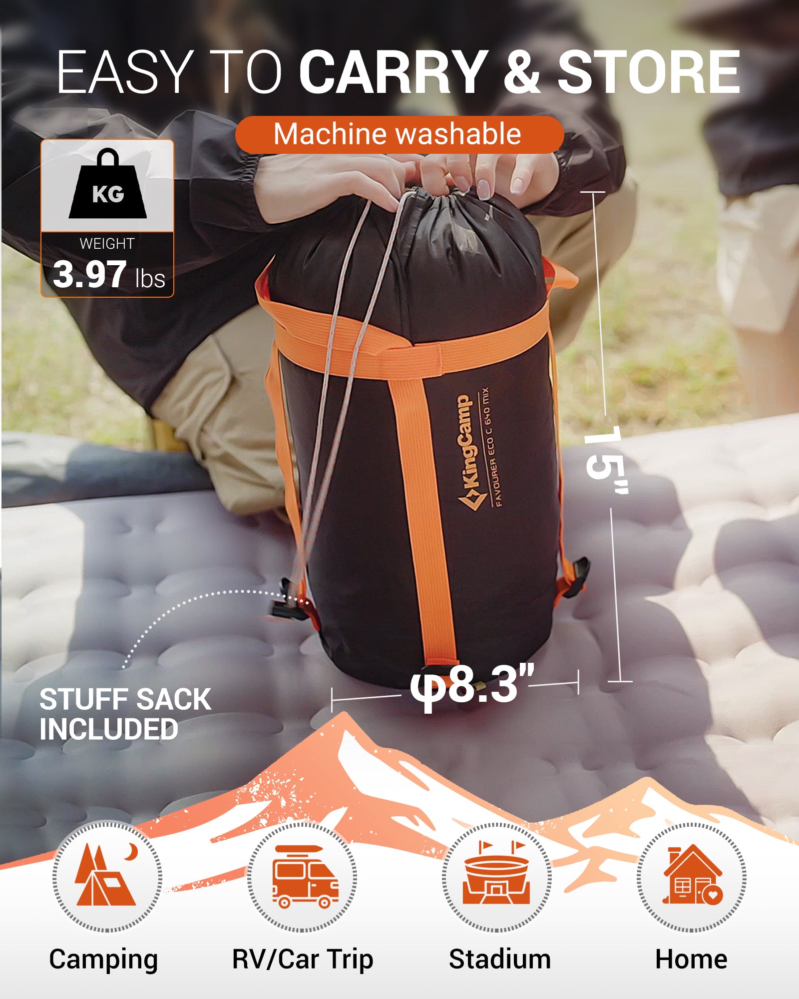 KingCamp FAVOURER ECO 0-Degree Sleeping Bag