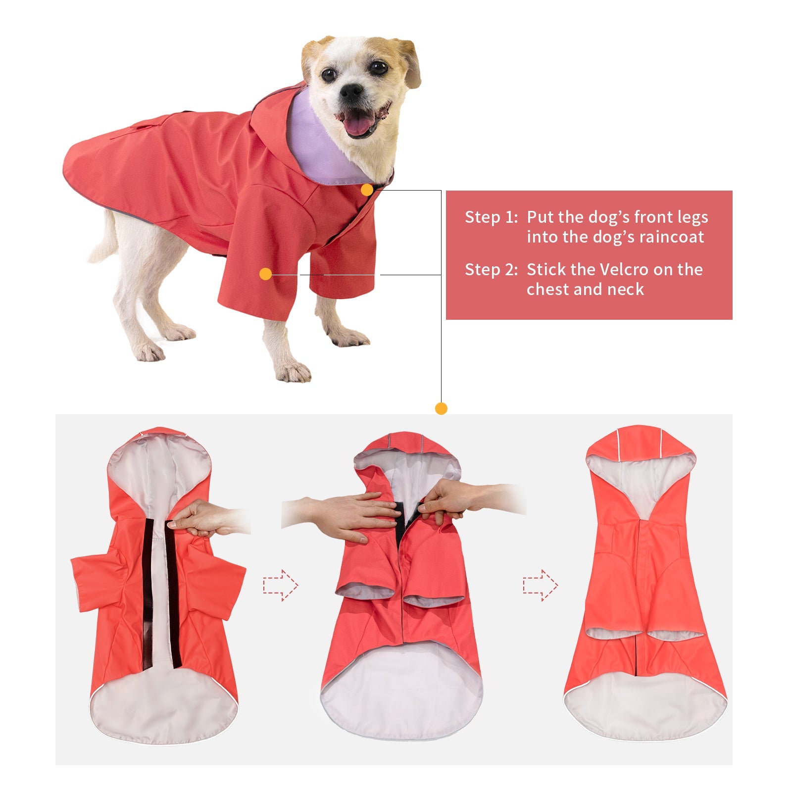 KingCamp PETS Dog Raincoat XXXL
