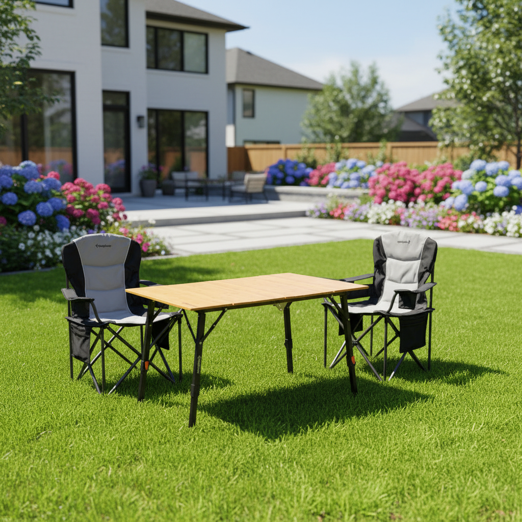 KingCamp Outdoor Table and Chairs Bundle