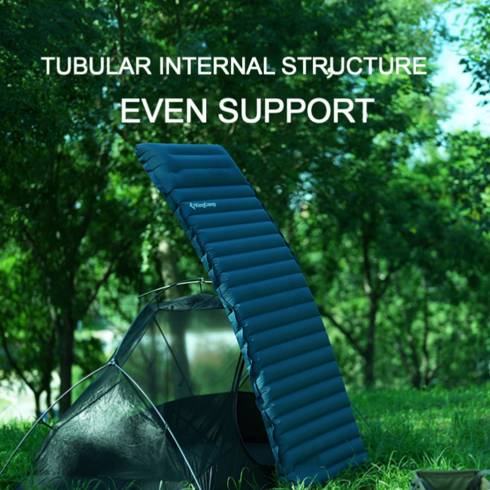 KingCamp DELUXE 10.1 Inflatable Mattress with Foot Pump