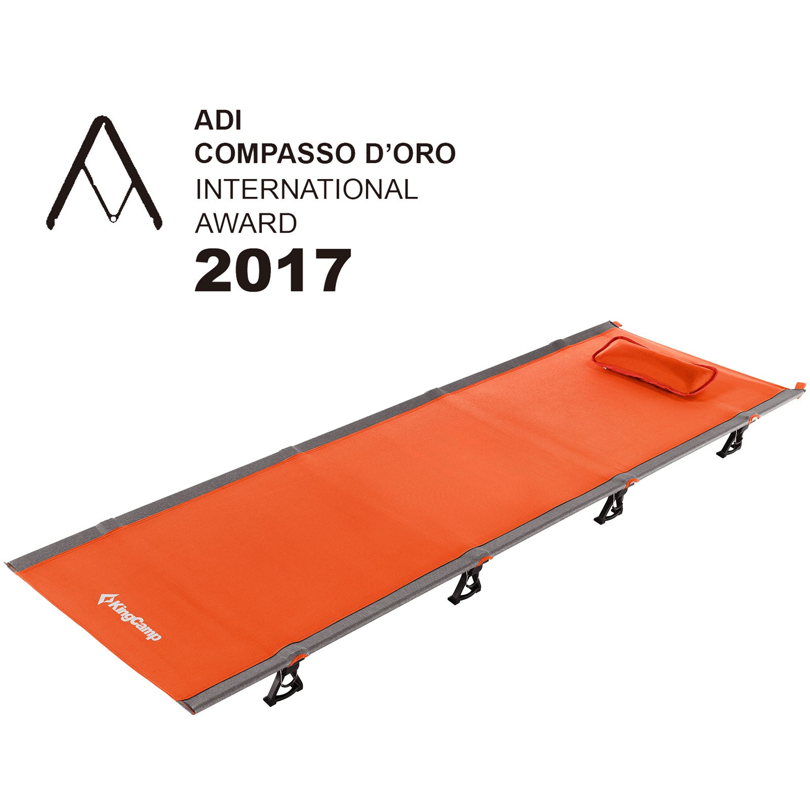Kingcamp Ultralight Folding Camping Cot | ADI Compasso d'Oro Award 2017