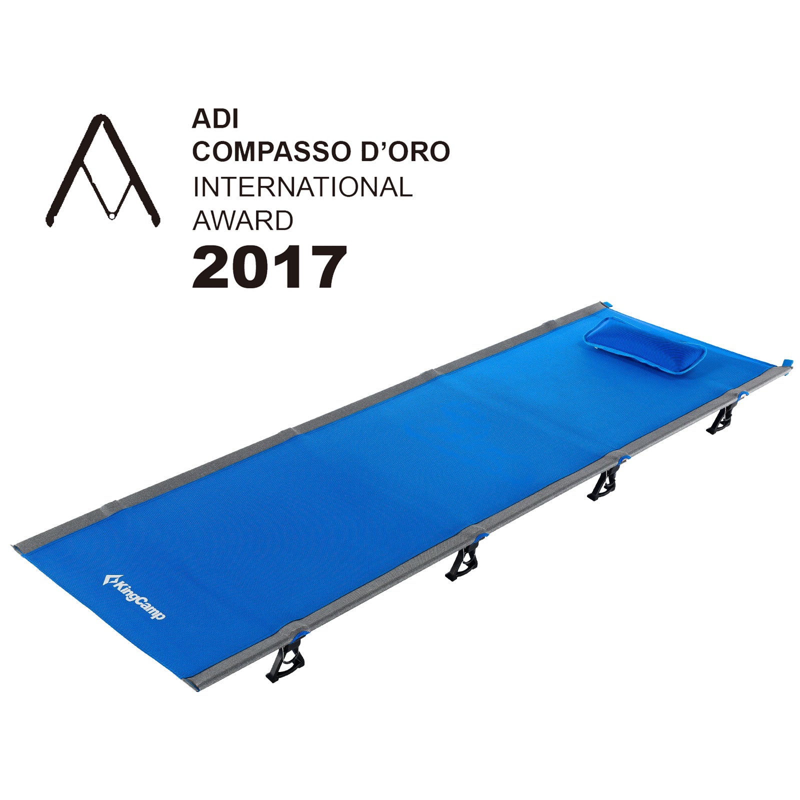 Kingcamp Ultralight Folding Camping Cot | ADI Compasso d'Oro Award 2017