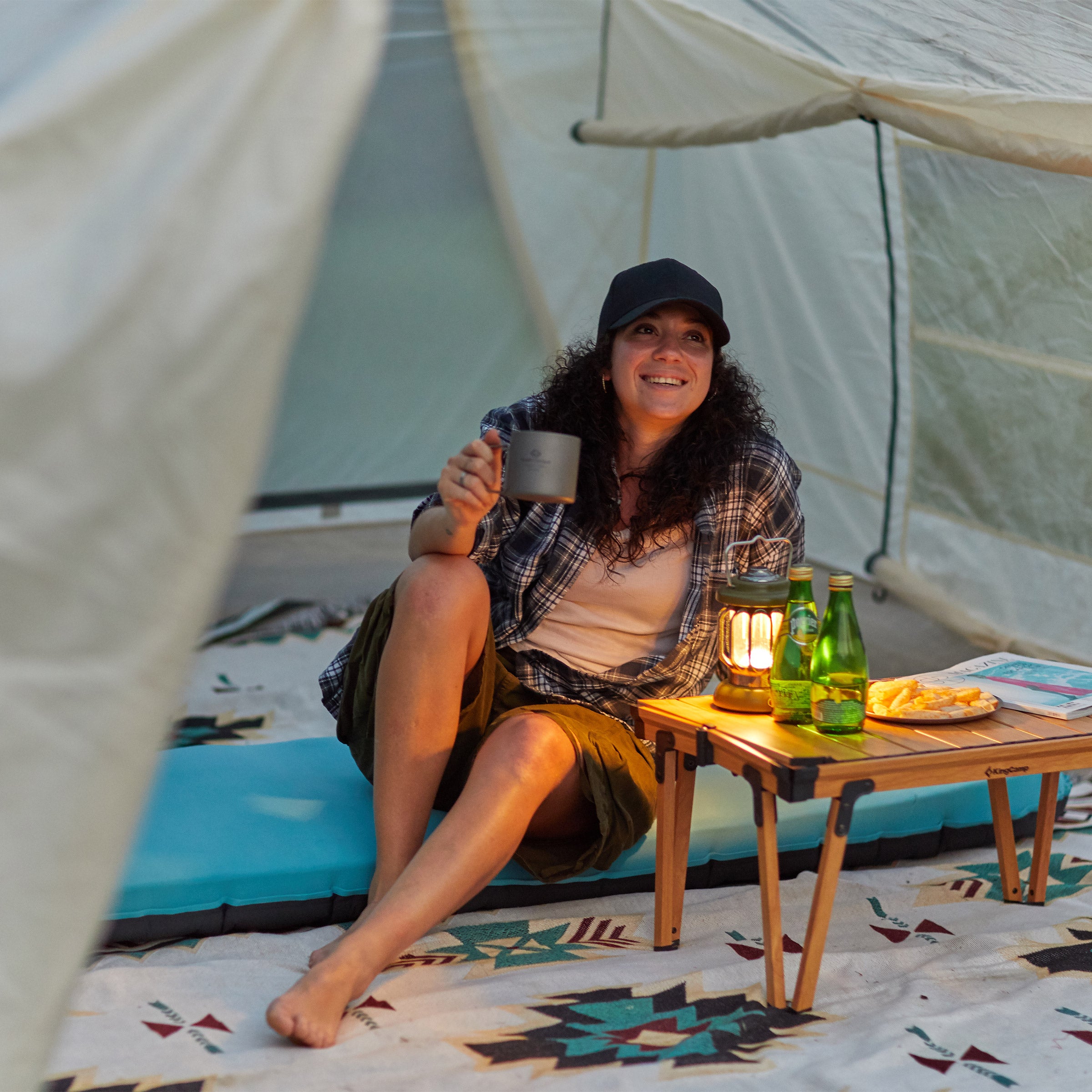 KingCamp Hybrid Foam Topper Inflatable Sleeping Pad