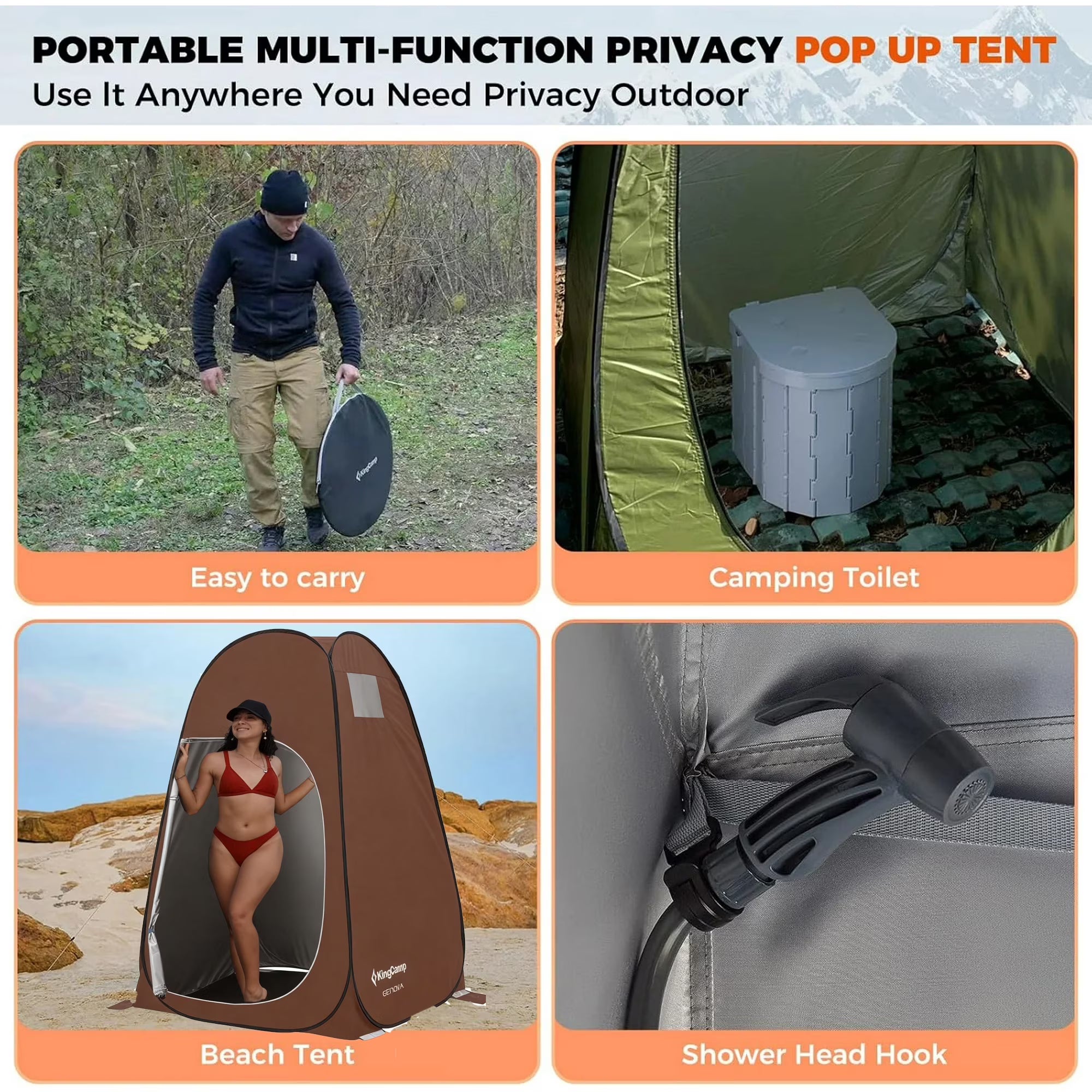 KingCamp Outdoor Portable Pop up Tent