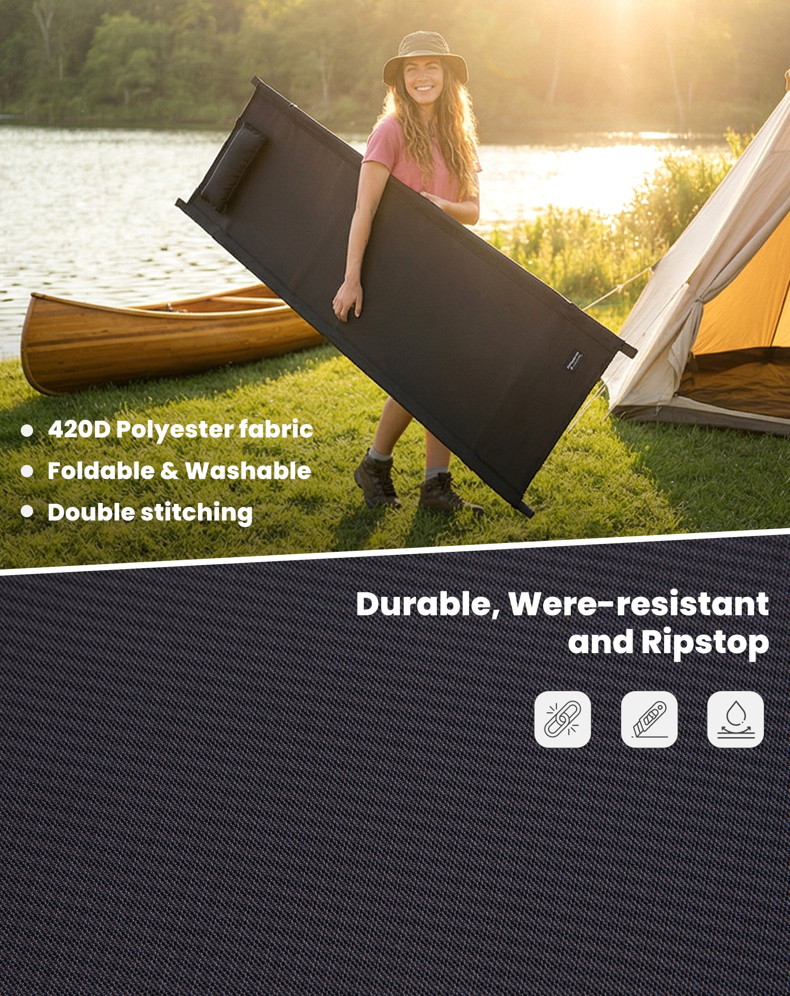 KingCamp Aerlite P20 Ultraligh Camping Cot