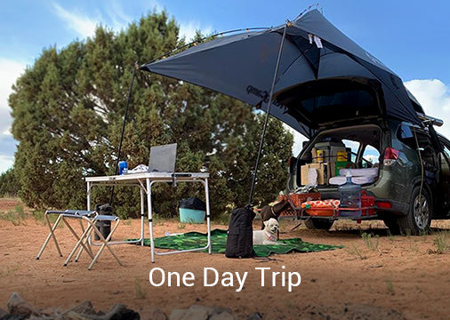 one day trip Glamping KingCamp family camping gear