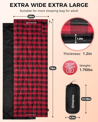 KingCamp LunaRest Heated Sleeping Bag Liner