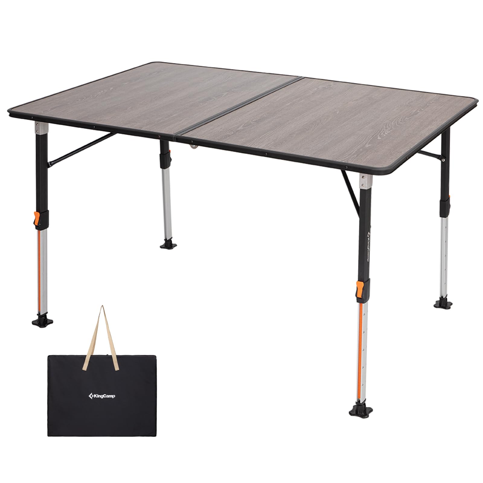 kingcamp campingtisch KingCamp GRANITE P12080 Folding Fiberglass Camping Table