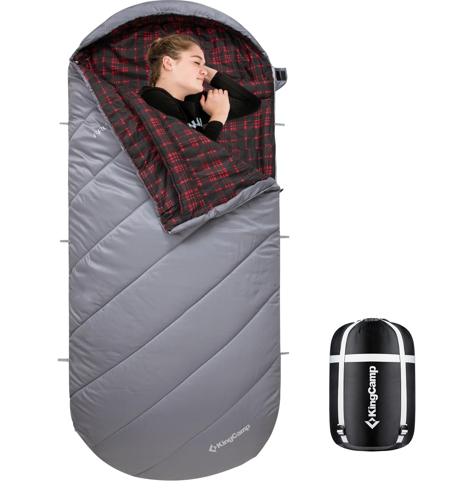 KingCamp Plus Size 3-4 Season Sleeping Bag