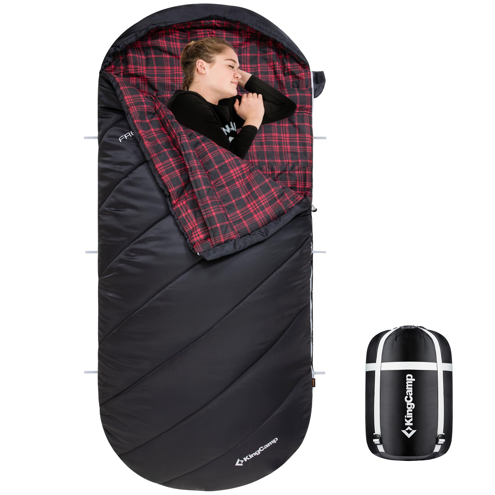 KingCamp Plus Size 3-4 Season Sleeping Bag