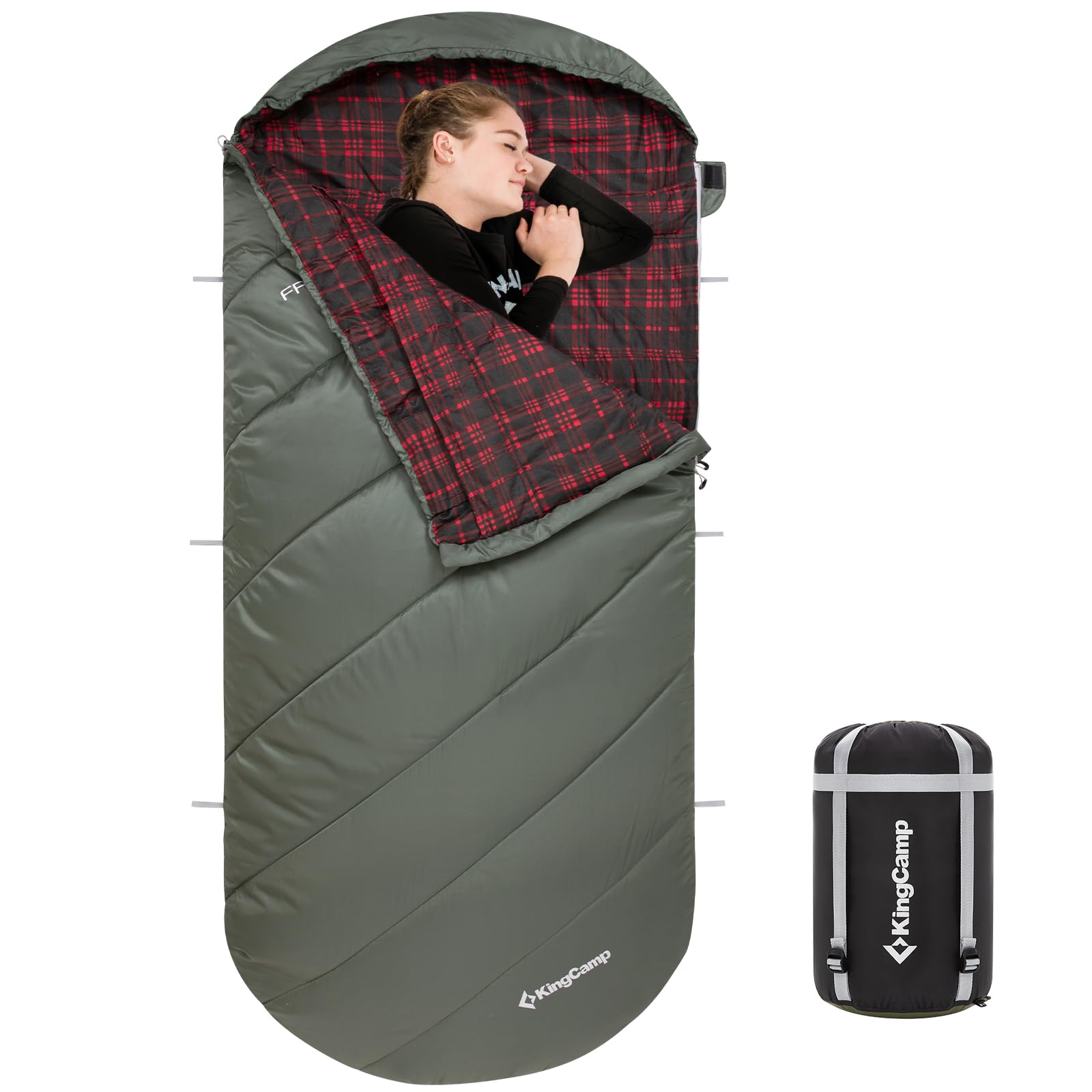 KingCamp Plus Size 3-4 Season Sleeping Bag
