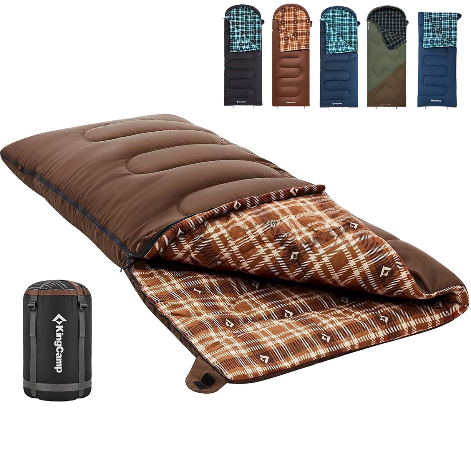 KingCamp Cotton Flannel 3 Season Sleeping Bags