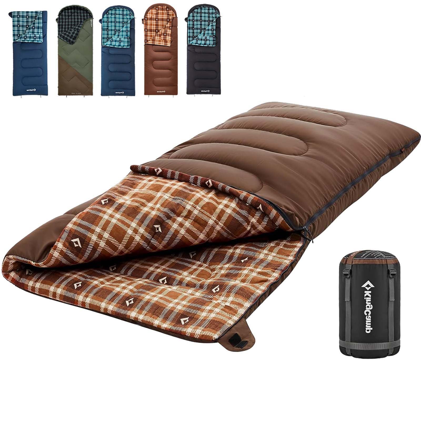 KingCamp Cotton Flannel 3 Season Sleeping Bags