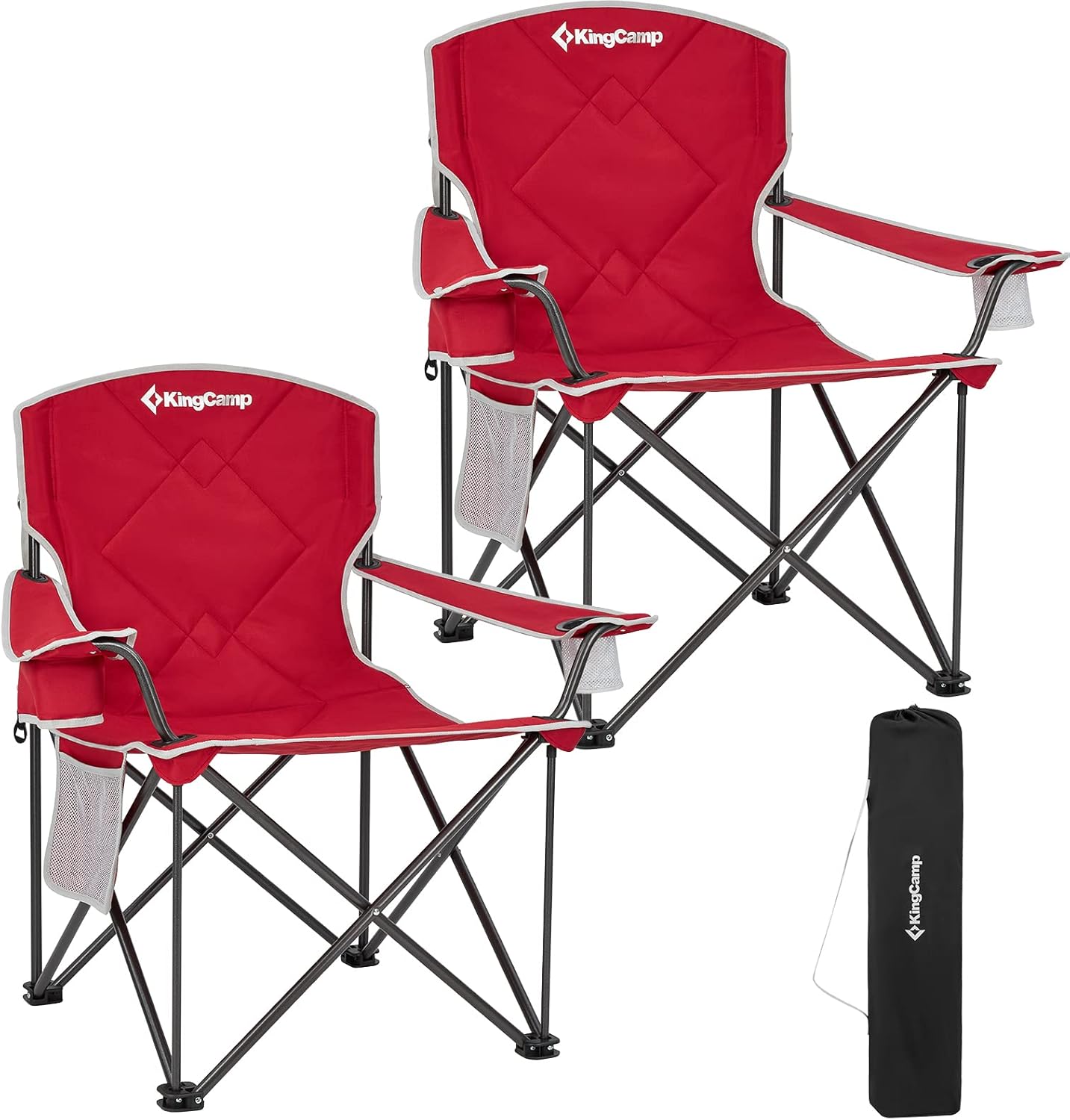 KingCamp Extra Large Oversized Folding Camping Chairs