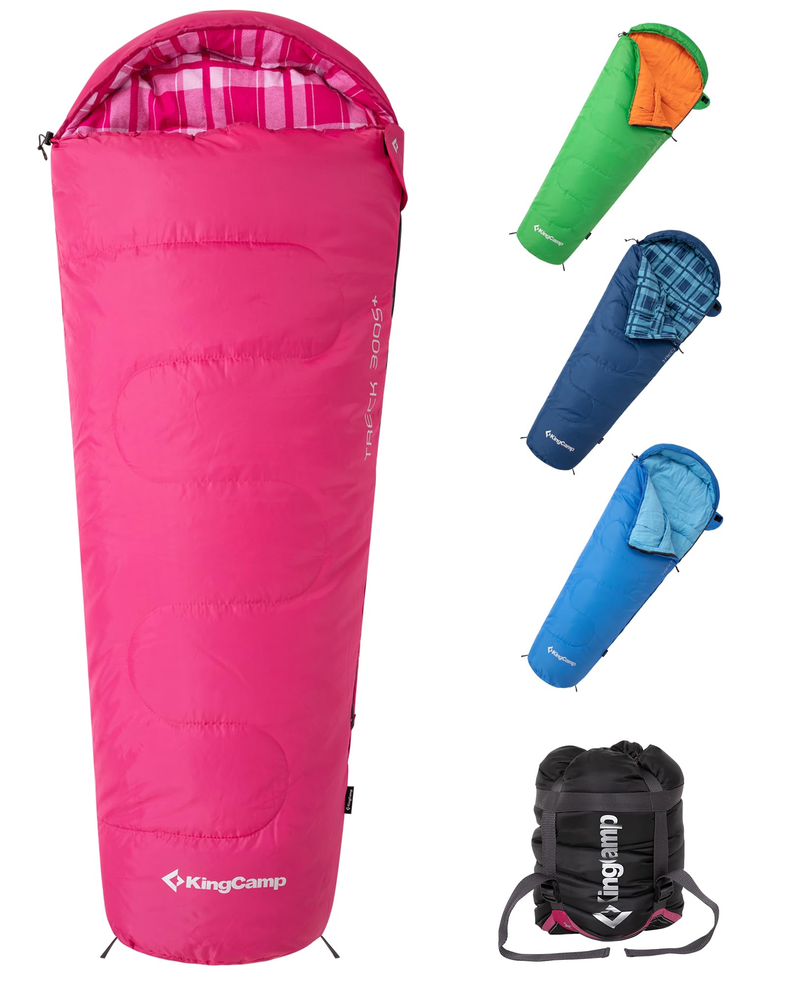 KingCamp Treck 300S+ Kid’s Mummy Sleeping Bag