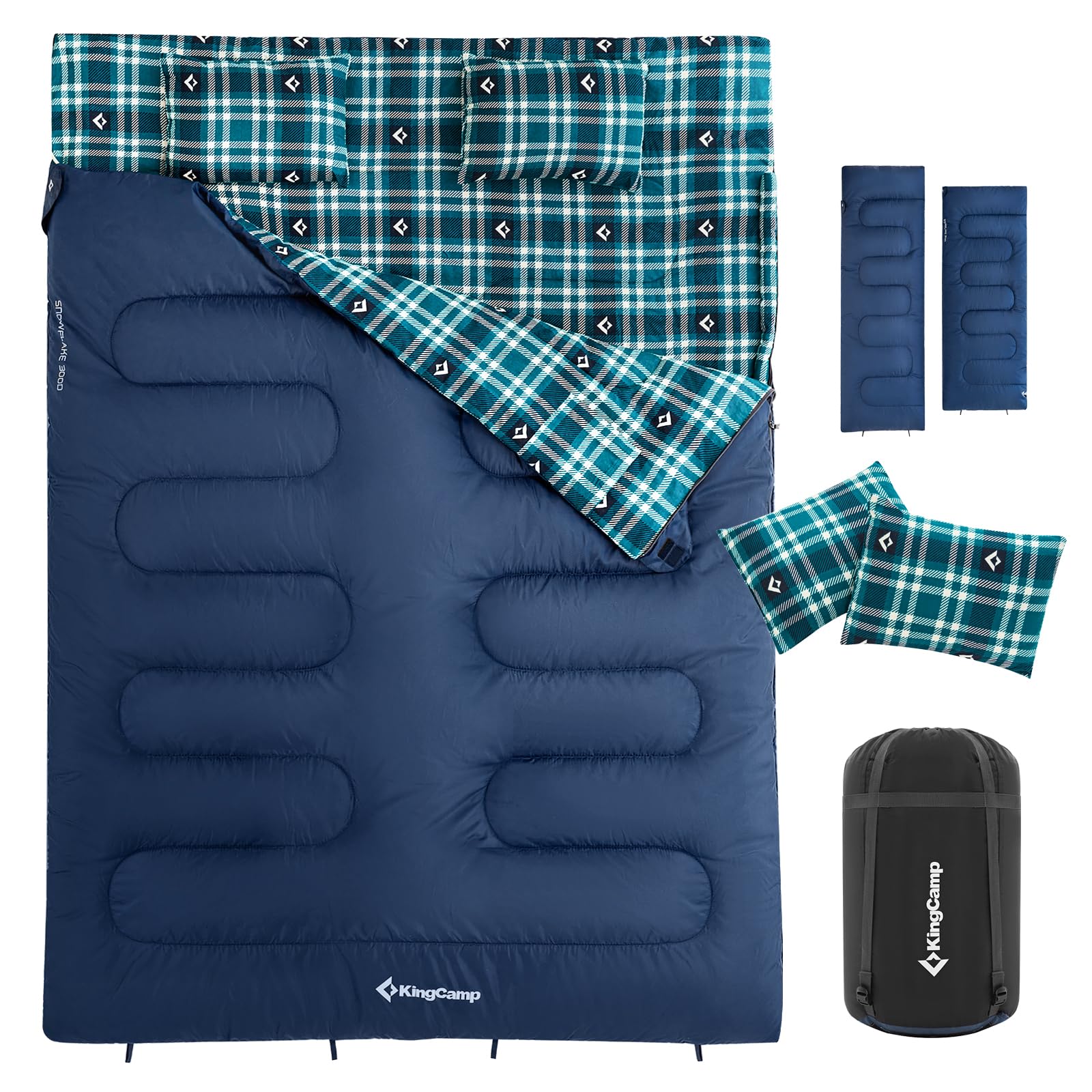 KingCamp 3 Season Double Sleeping Bag