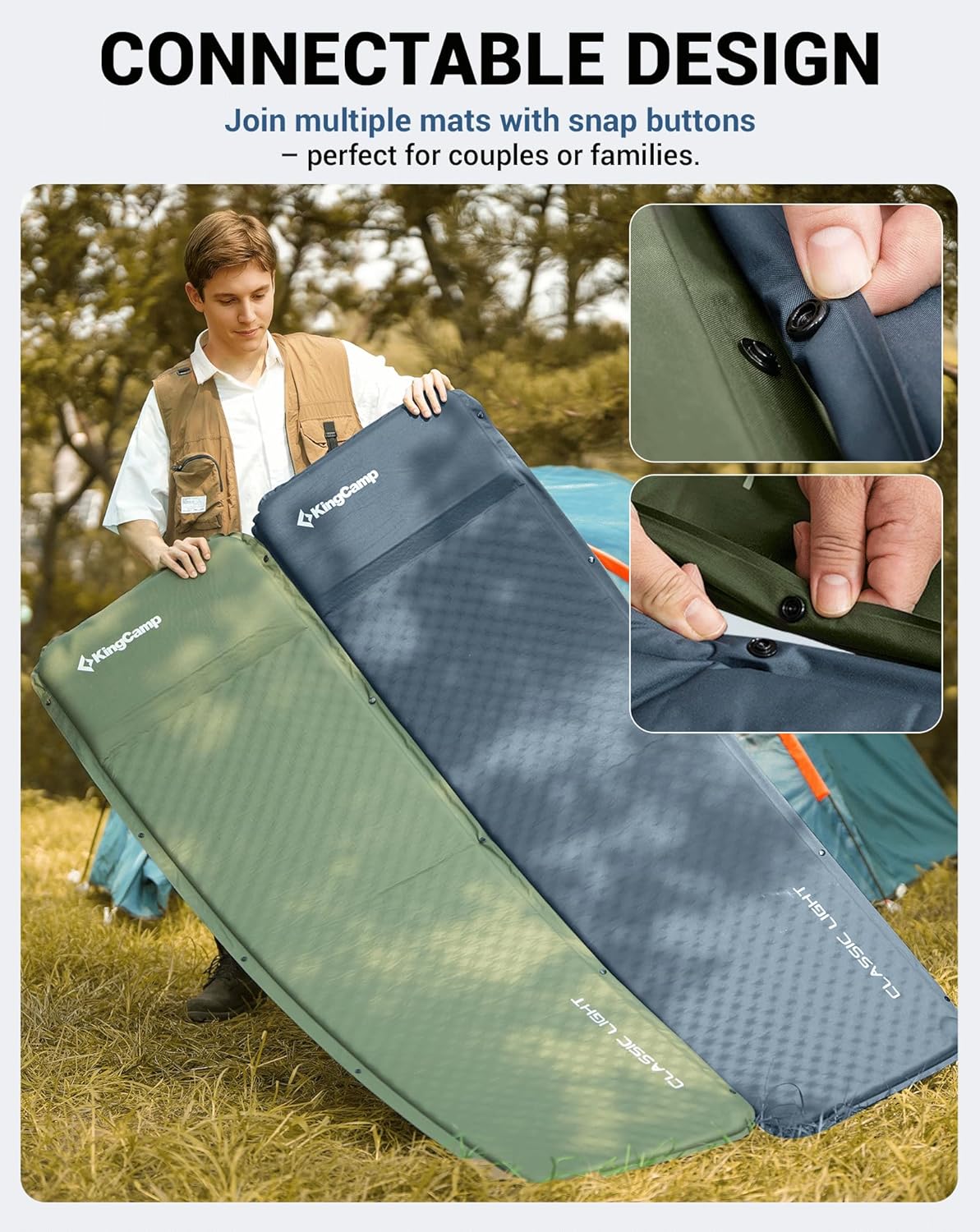 KingCamp Classic Light Self-Inflating Sleeping Pad