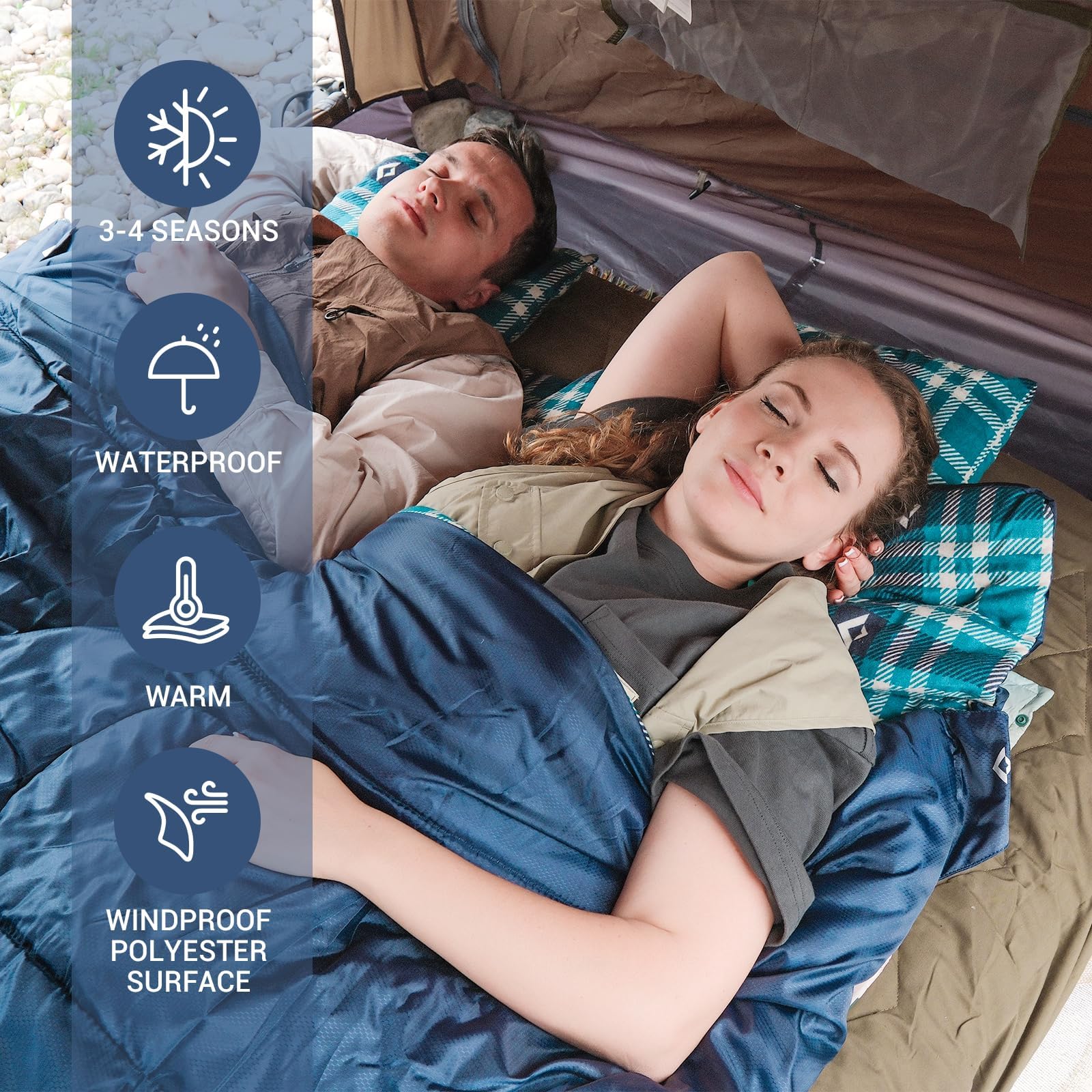 KingCamp 3 Season Double Sleeping Bag