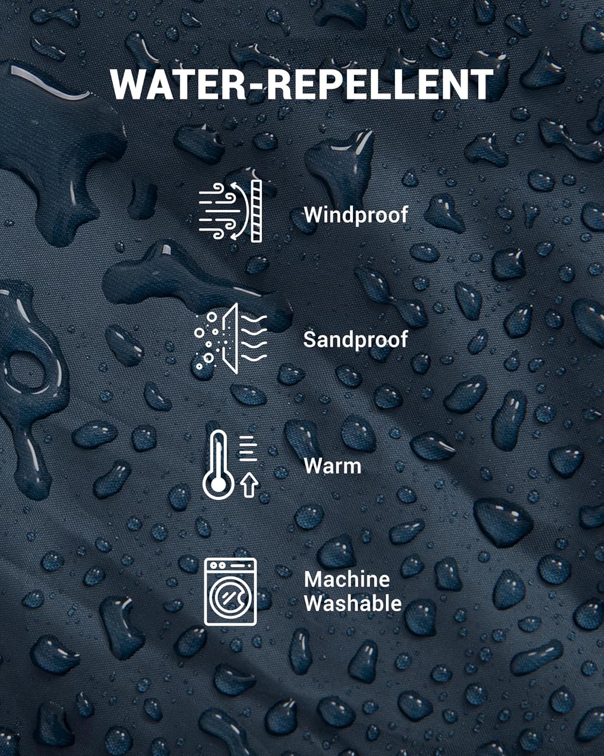 KingCamp Solid Sherpa Fleece Camping Blanket