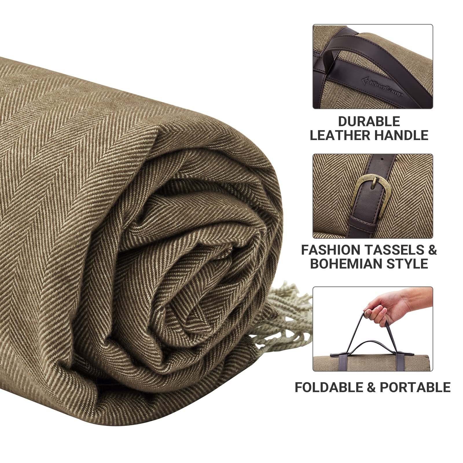 KingCamp Extra Large Outdoor Camping Blanket