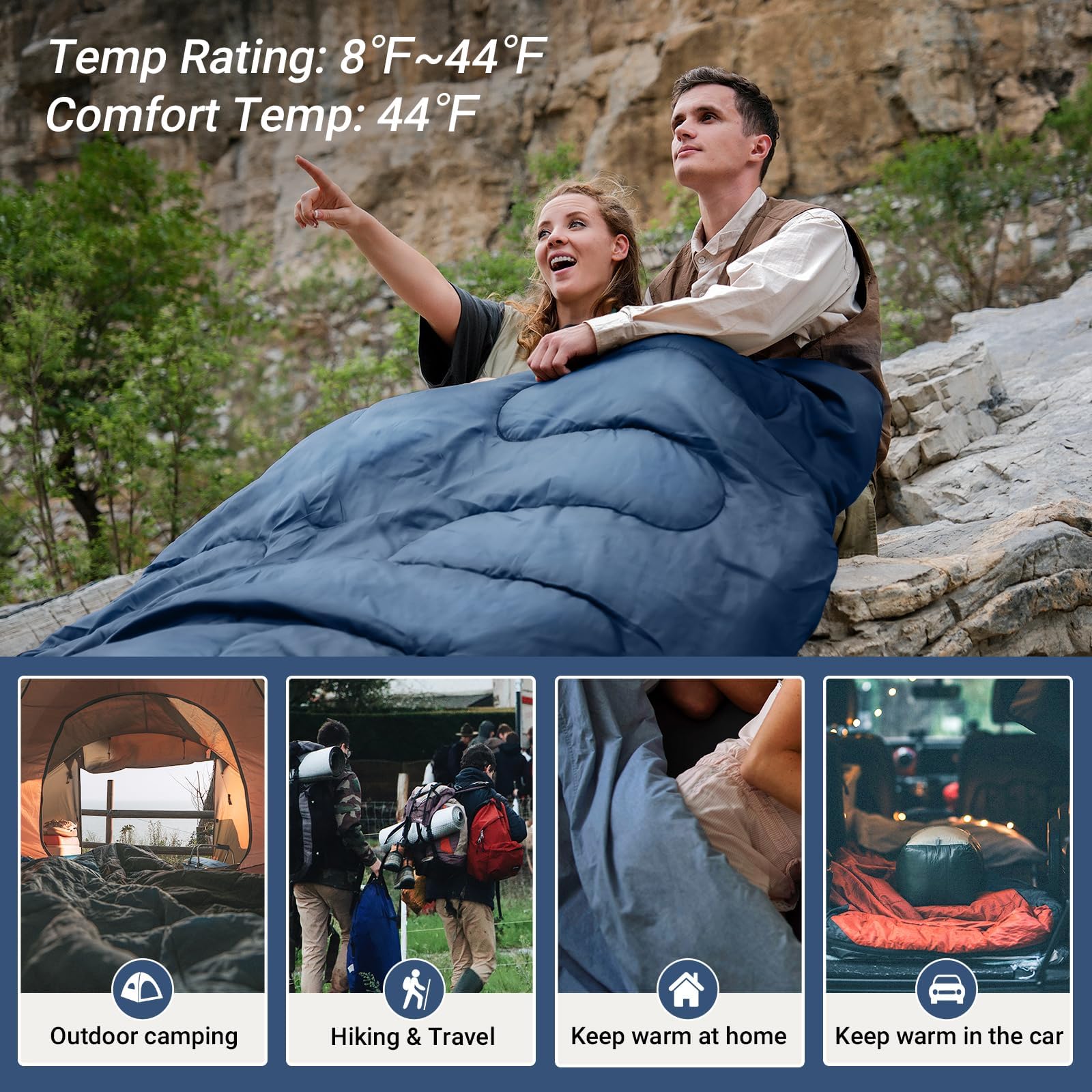 KingCamp 3 Season Double Sleeping Bag