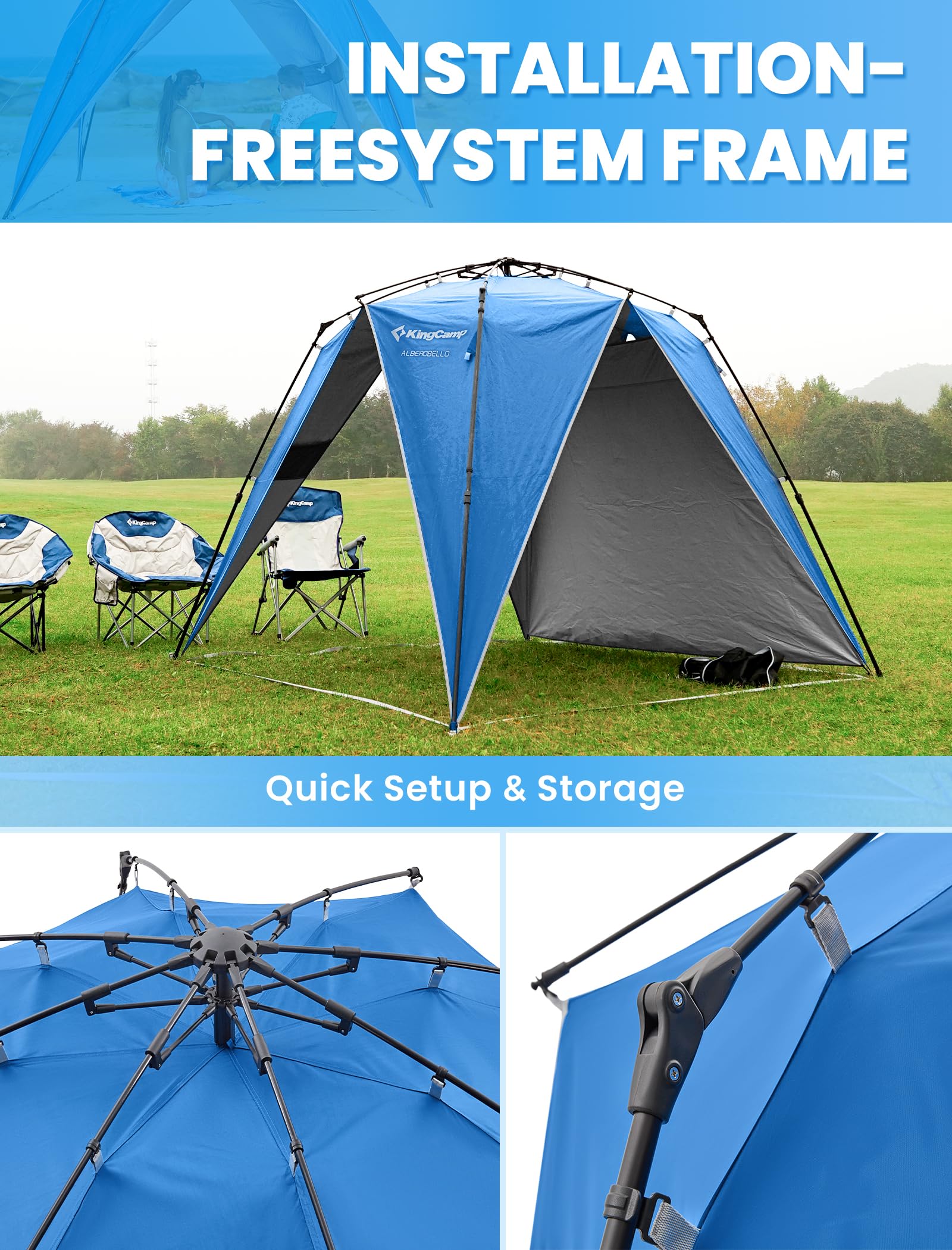 KingCamp Quick-up Sun Shelter Canopy