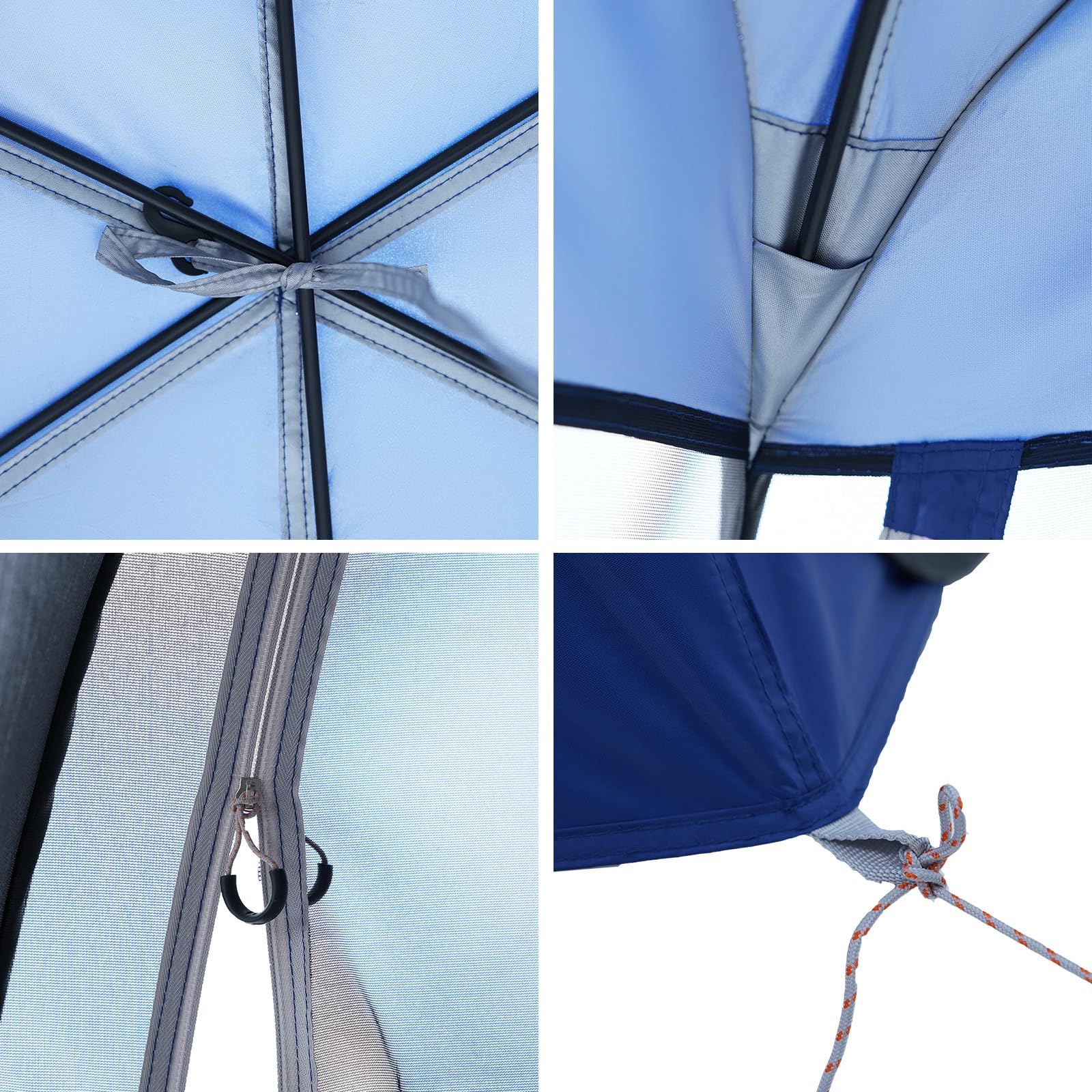KingCamp CAIRO 2 10x7 Pop Up Screen Mosquito Canopy Tent
