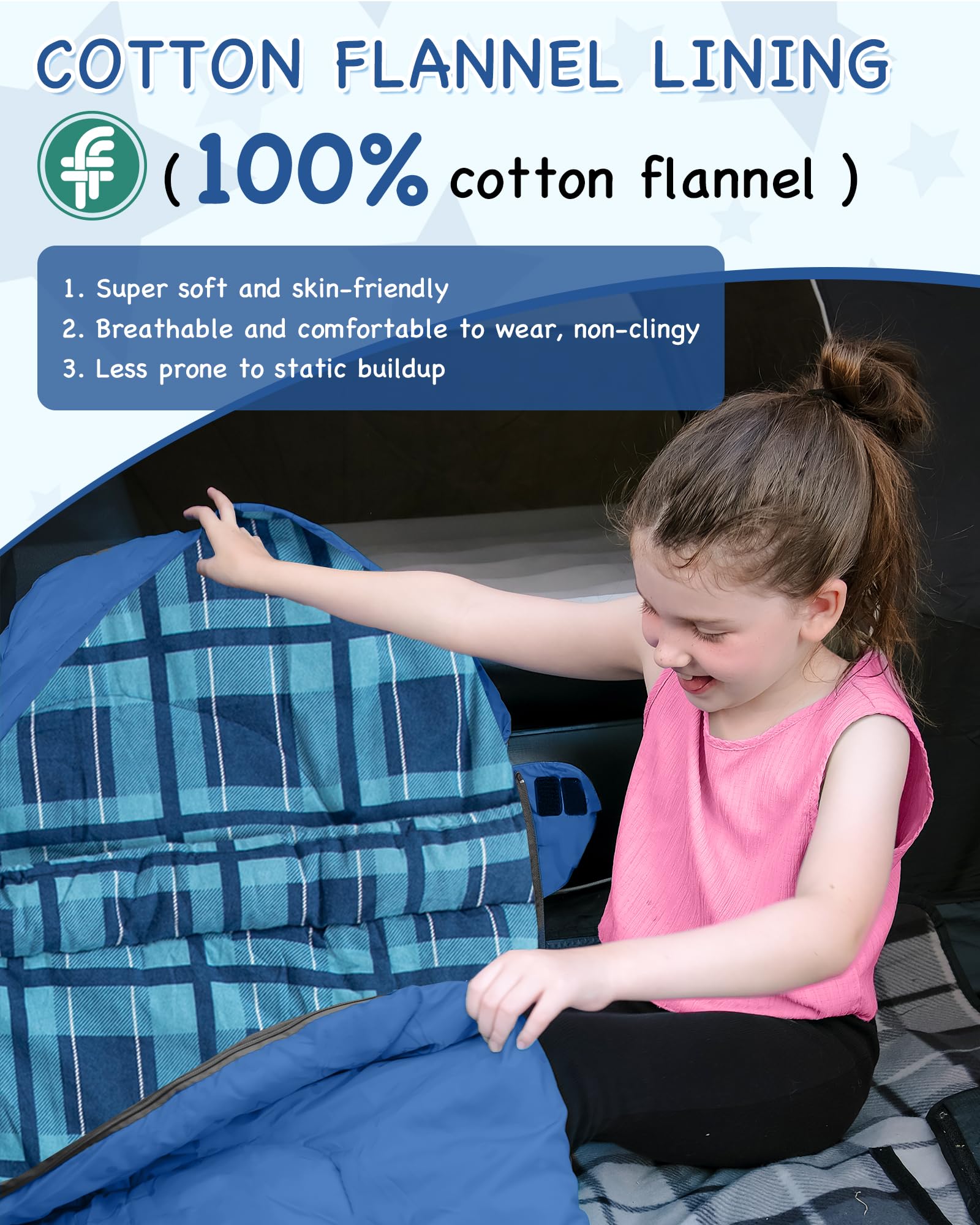 KingCamp Treck 300S+ Kid’s Mummy Sleeping Bag