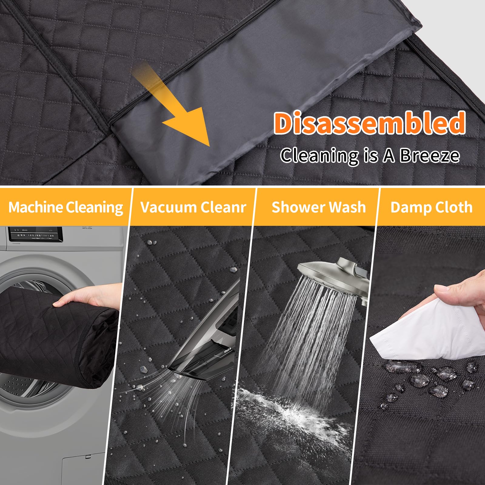 KingCamp Hard Bottom Dog Car Seat Cover