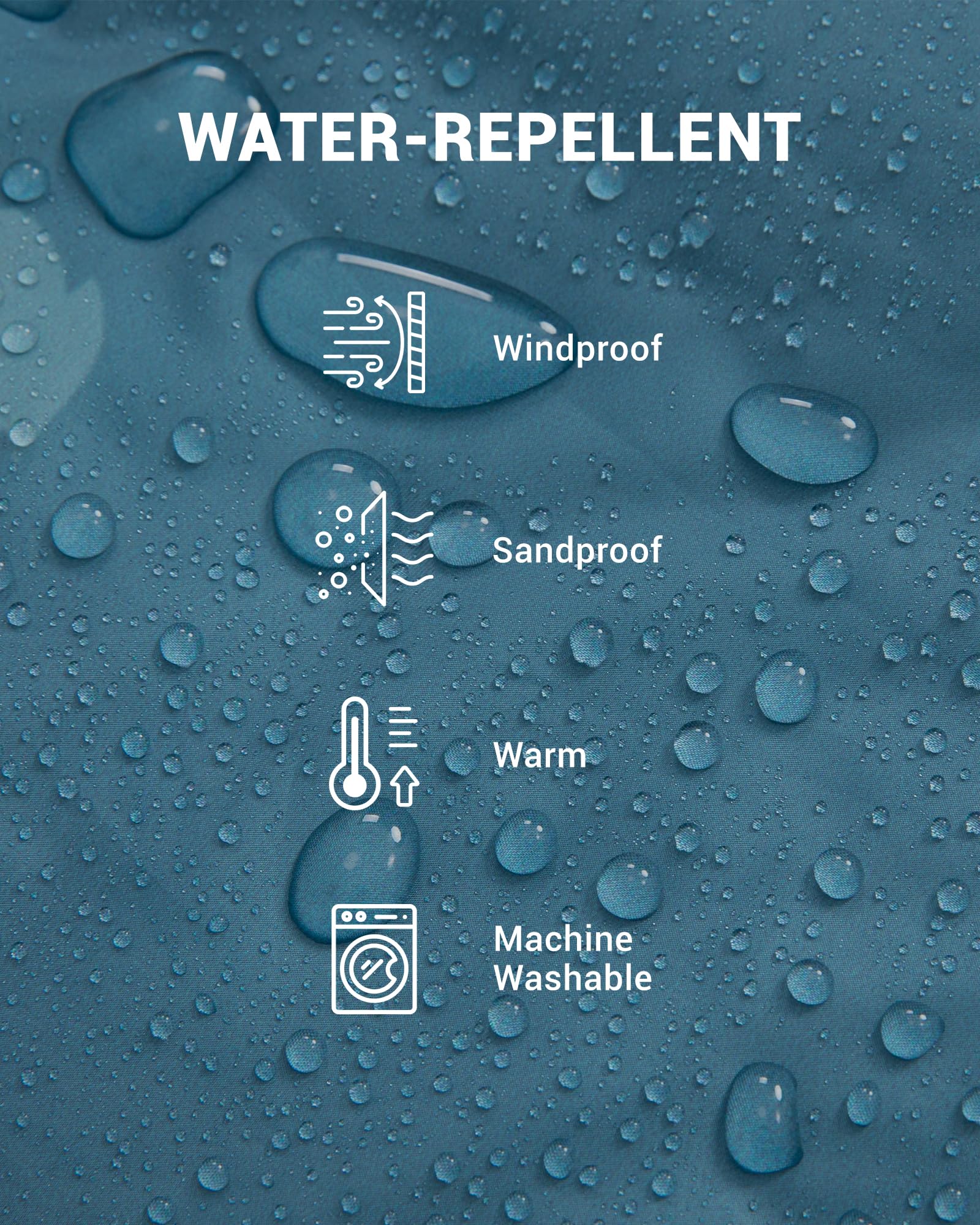 KingCamp Printed Sherpa Fleece Camping Blanket