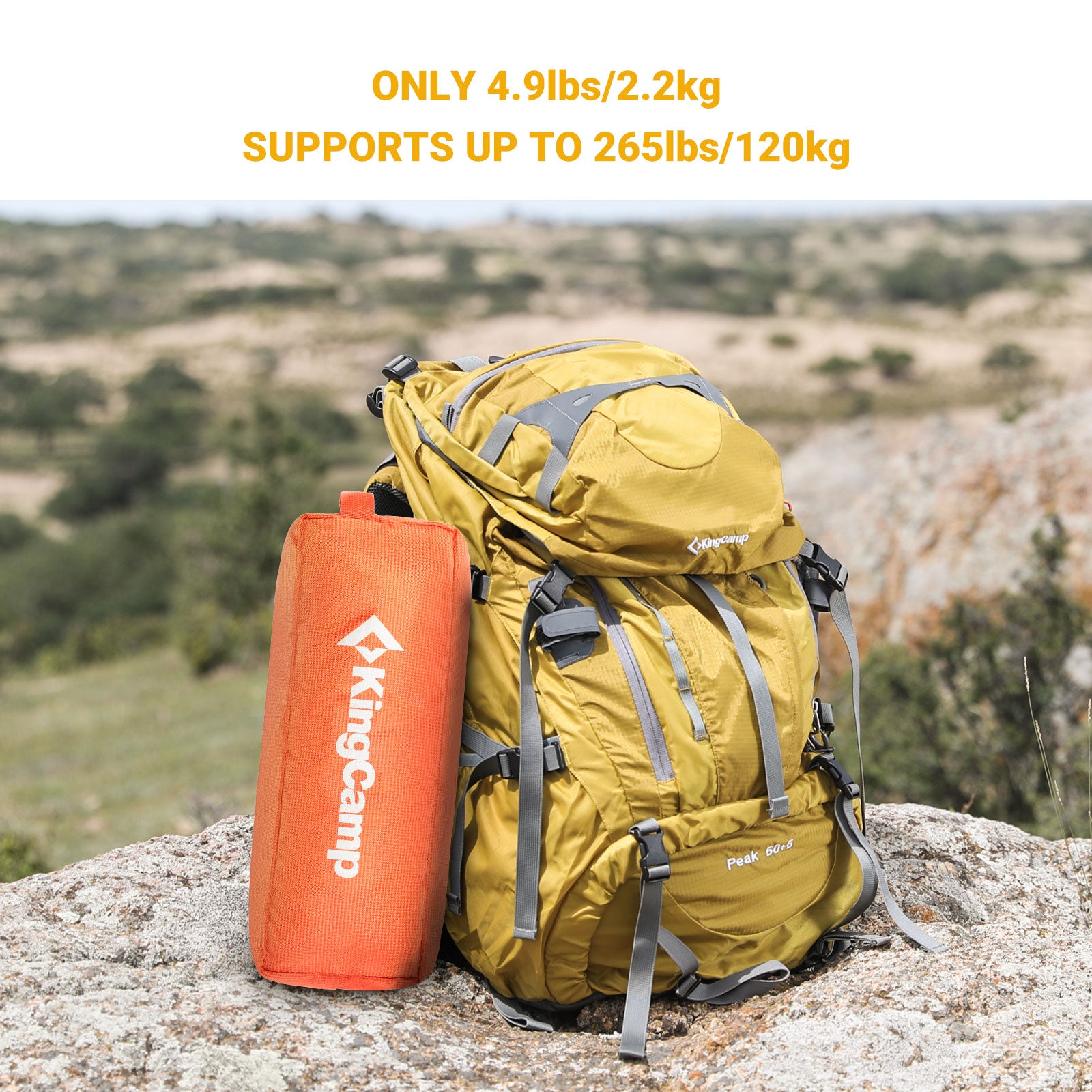 Kingcamp Ultralight Folding Camping Cot | ADI Compasso d'Oro Award 2017