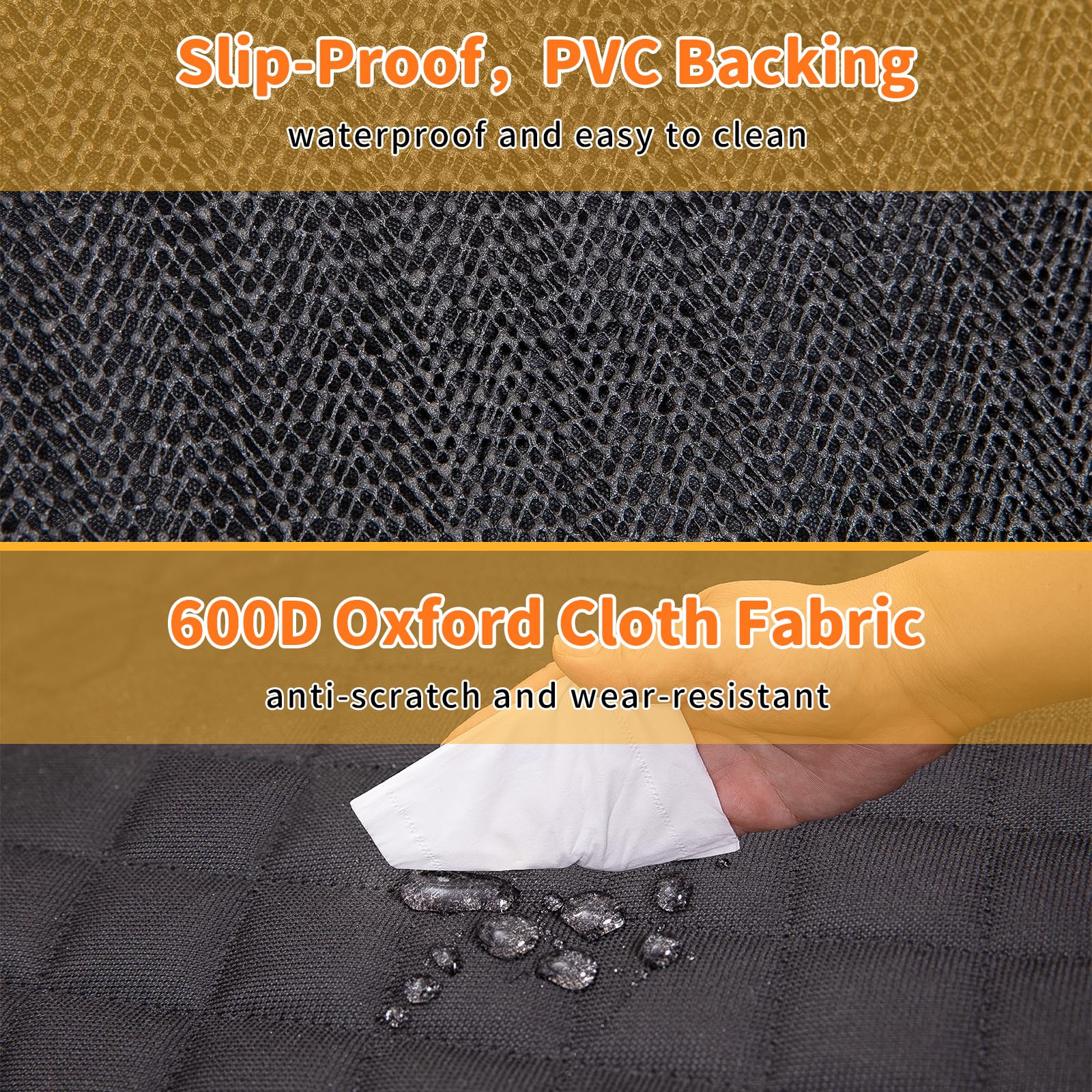 KingCamp Hard Bottom Dog Car Seat Cover