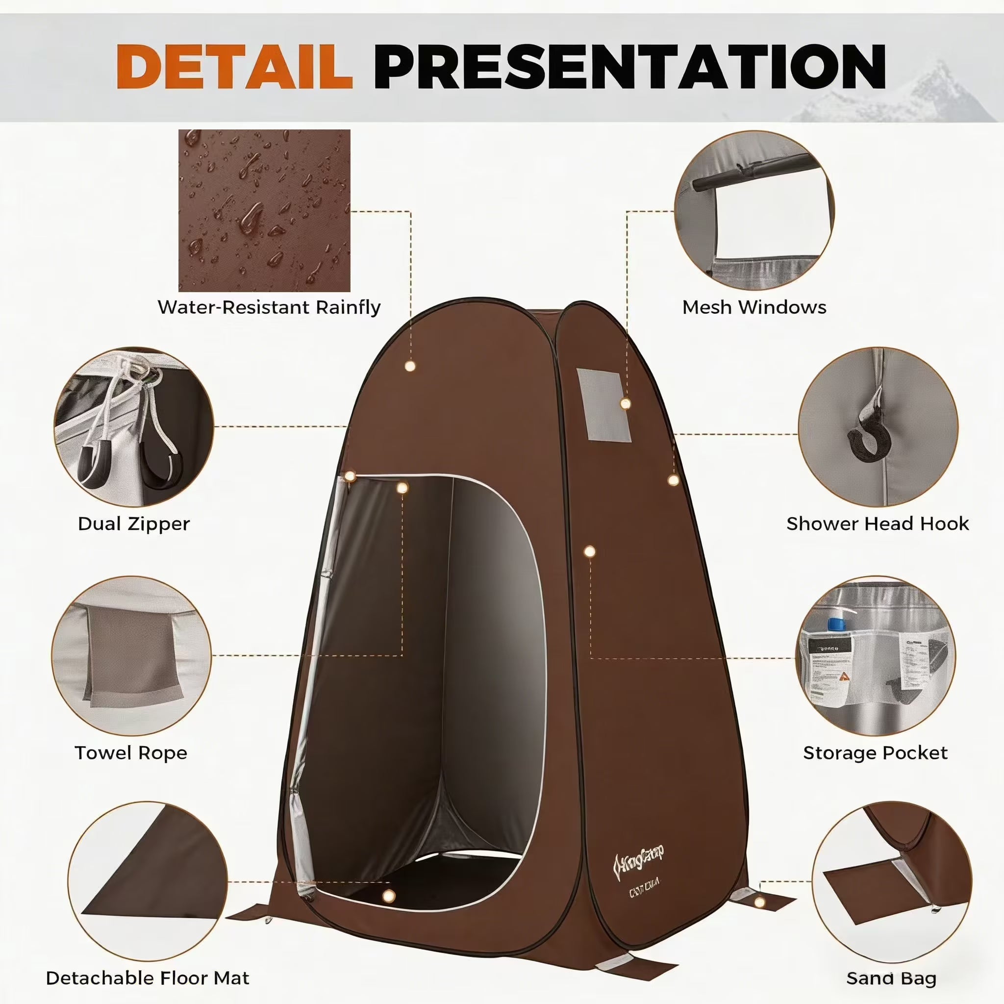 KingCamp Outdoor Portable Pop up Tent