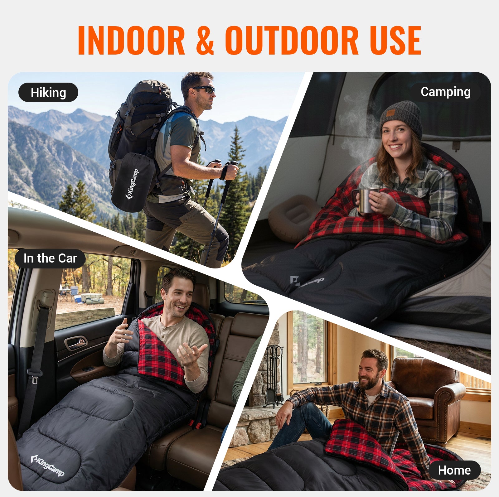 KingCamp Oasis C 450 Flannel Sleeping Bag