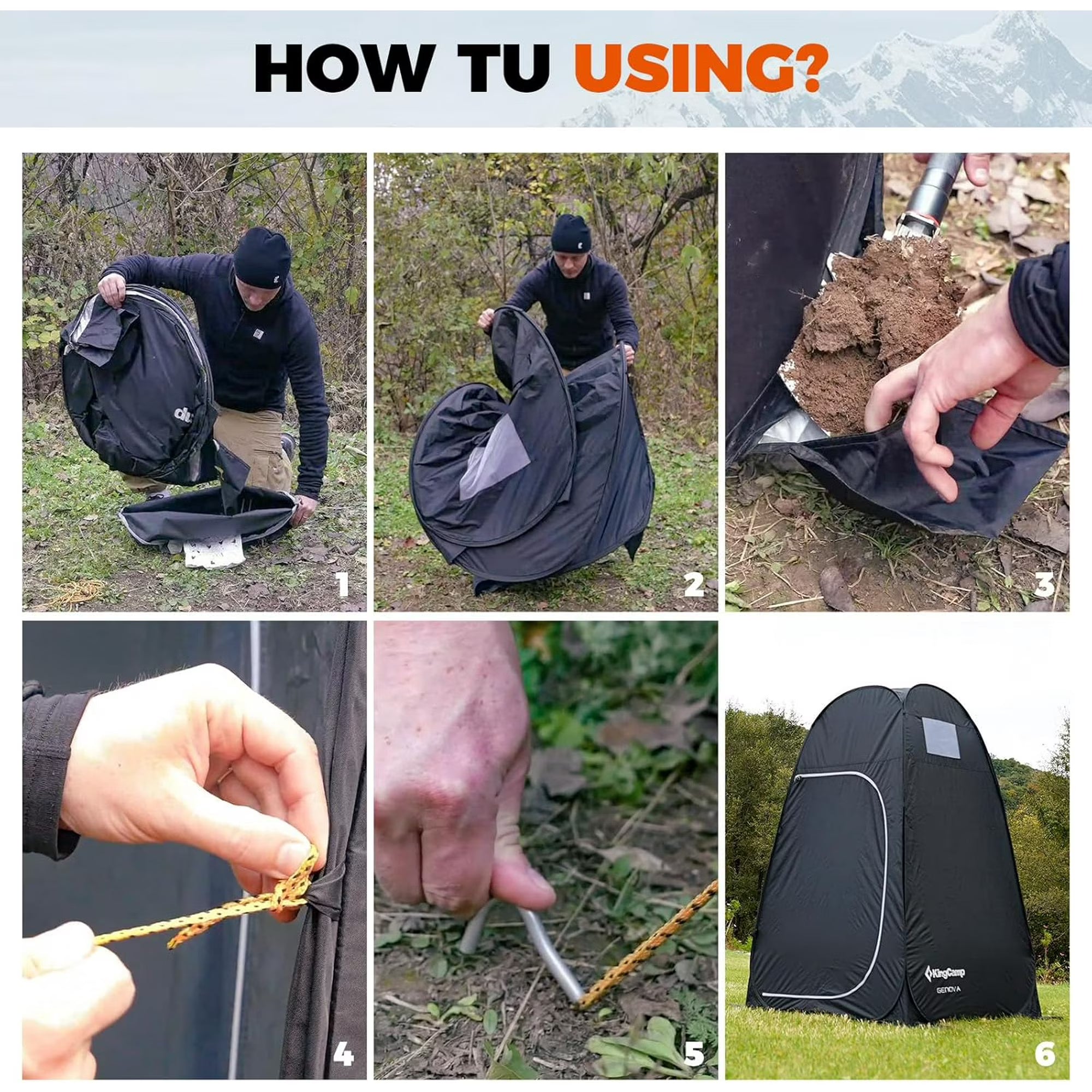 KingCamp Outdoor Portable Pop up Tent