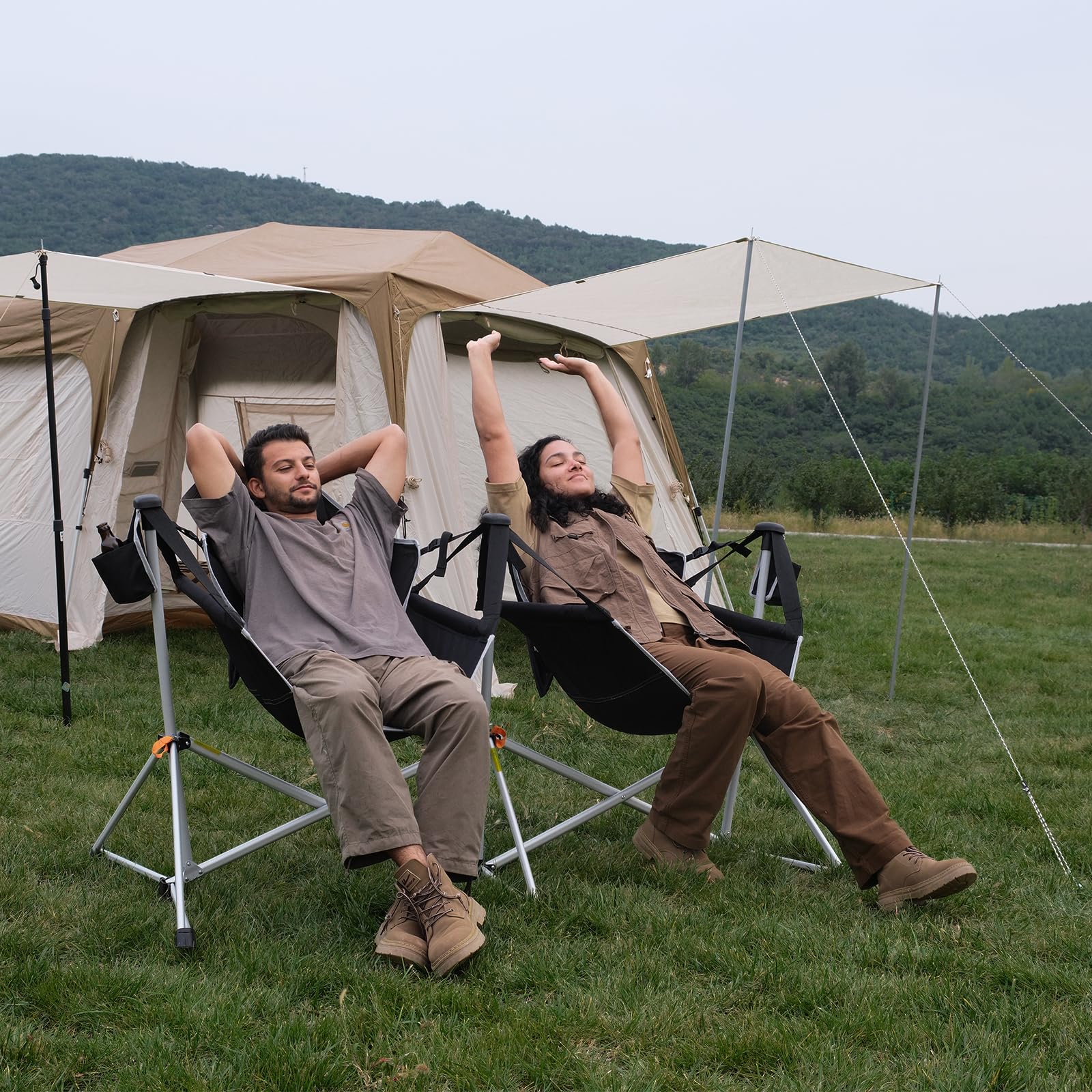 KingCamp ORCHID C30 Heavy Duty Oversize Double Hammock Camping Chairs