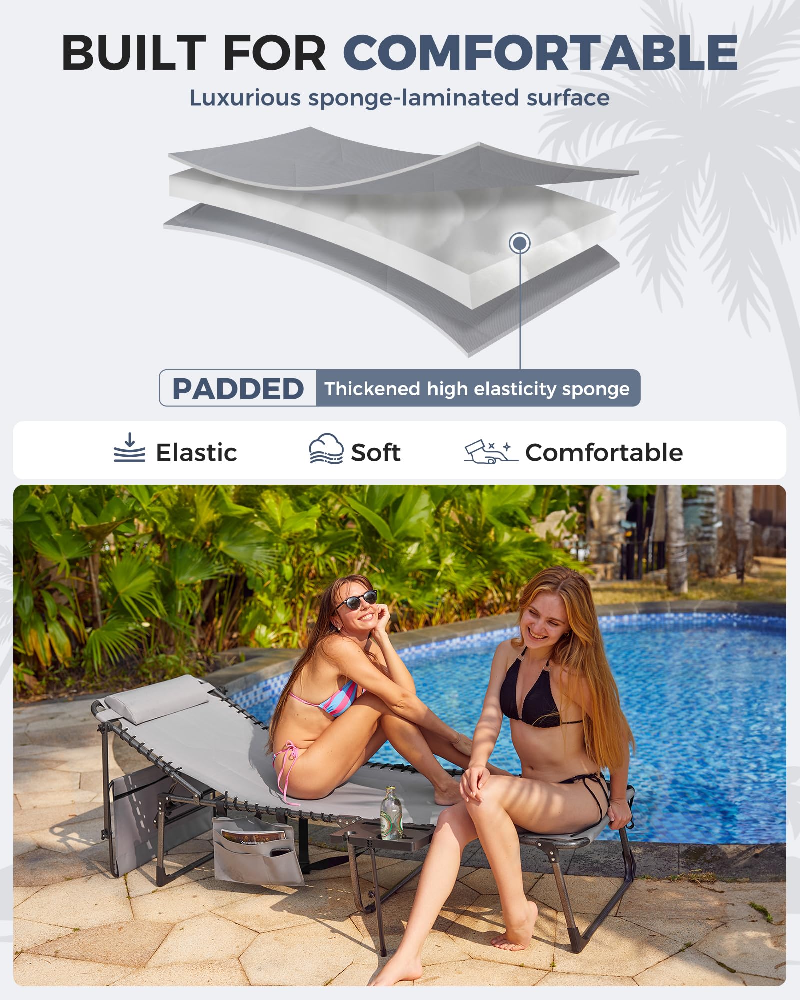 KingCamp MAGNOLIA B20 PLUS Folding Lounge Chair