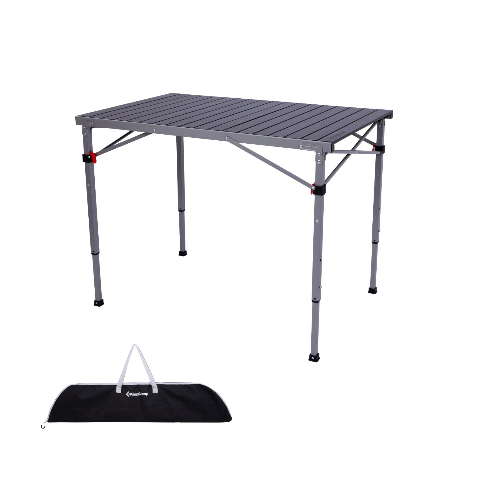 鮎*昧様 KC TOP PLATE WANTKEY CAMP キンドリングクラッ KingCamp Granite C10 Plus | 3-Level Adjustable Height Table