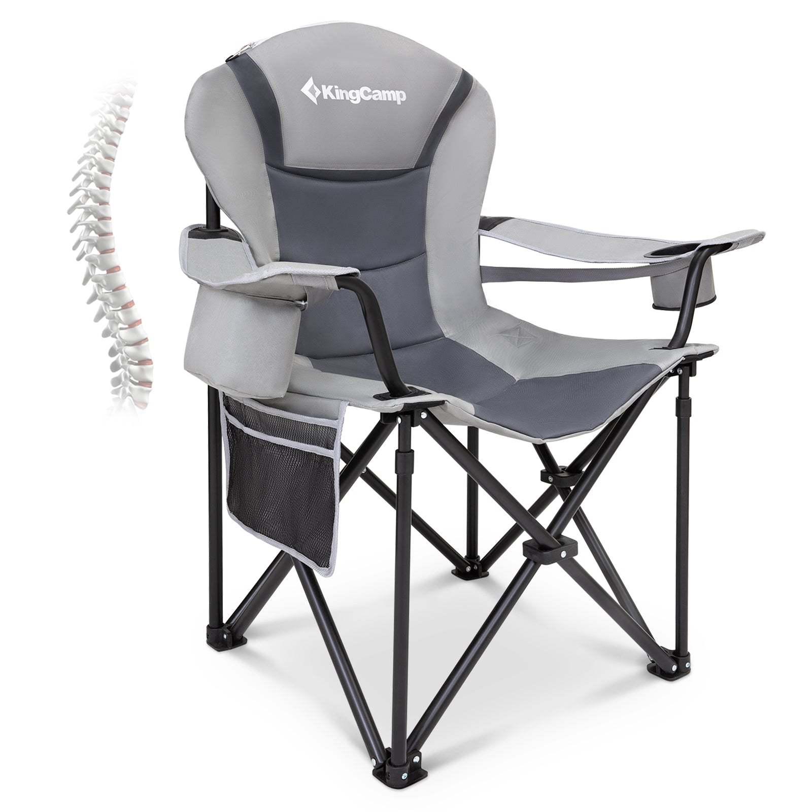 KingCamp Lumbar Support Oversized Camping Chair