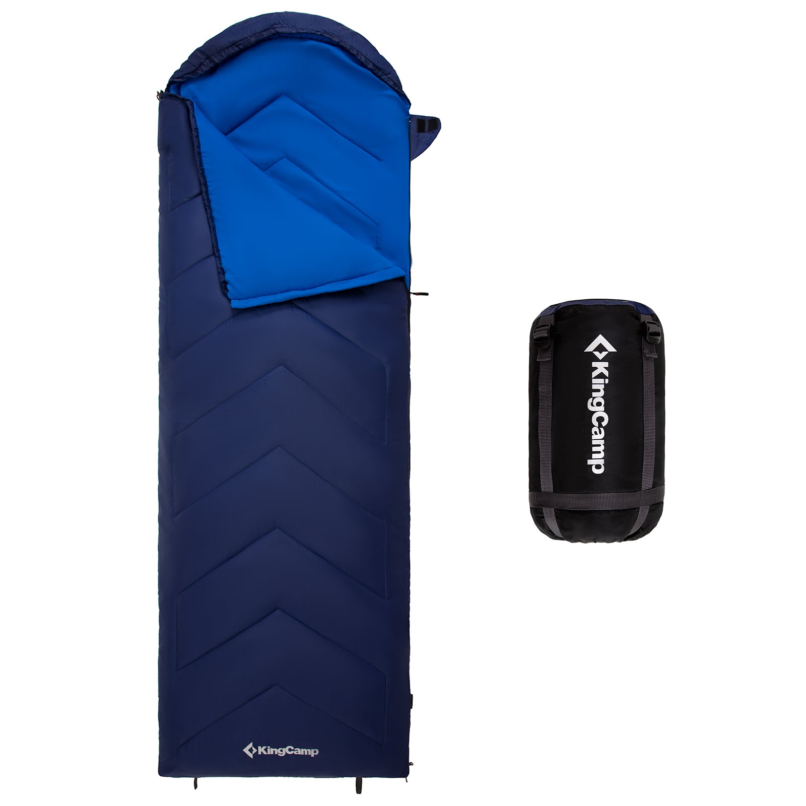 KingCamp HURON 250 Hooded Rectangular Sleeping Bag