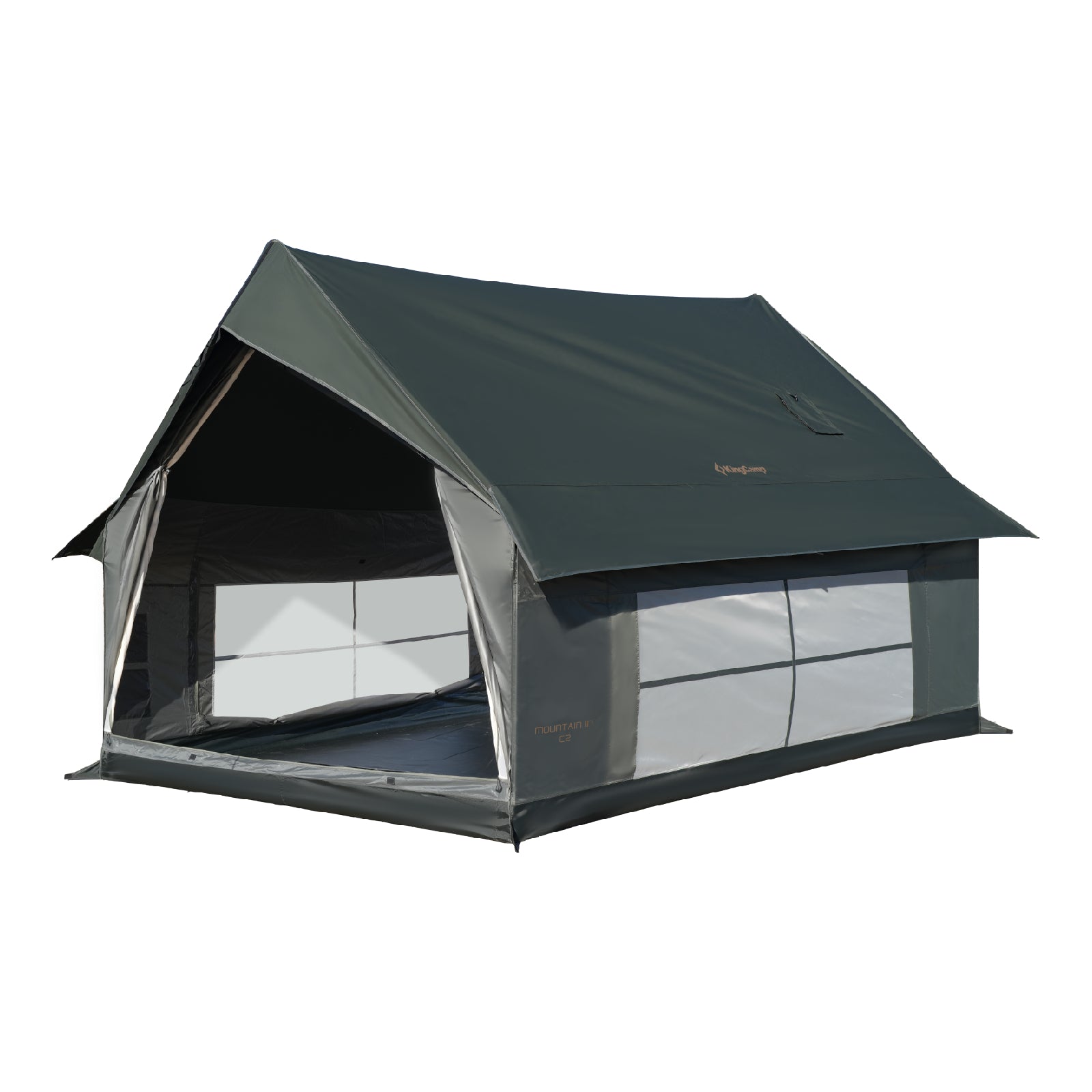 KingCamp MOUNTAIN IN C2 Cabin Tent with Stove Jack