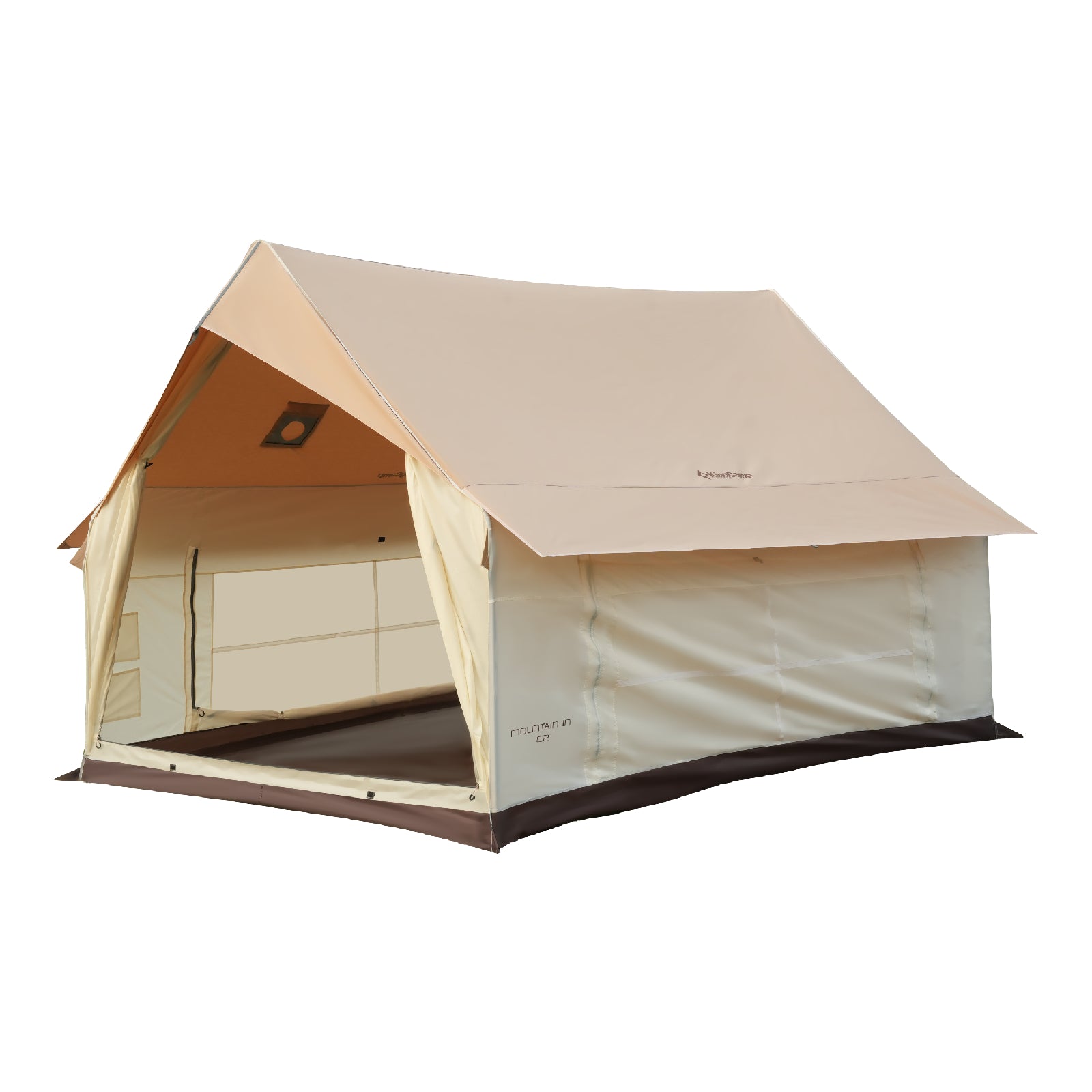 KingCamp MOUNTAIN IN C2 Cabin Tent with Stove Jack