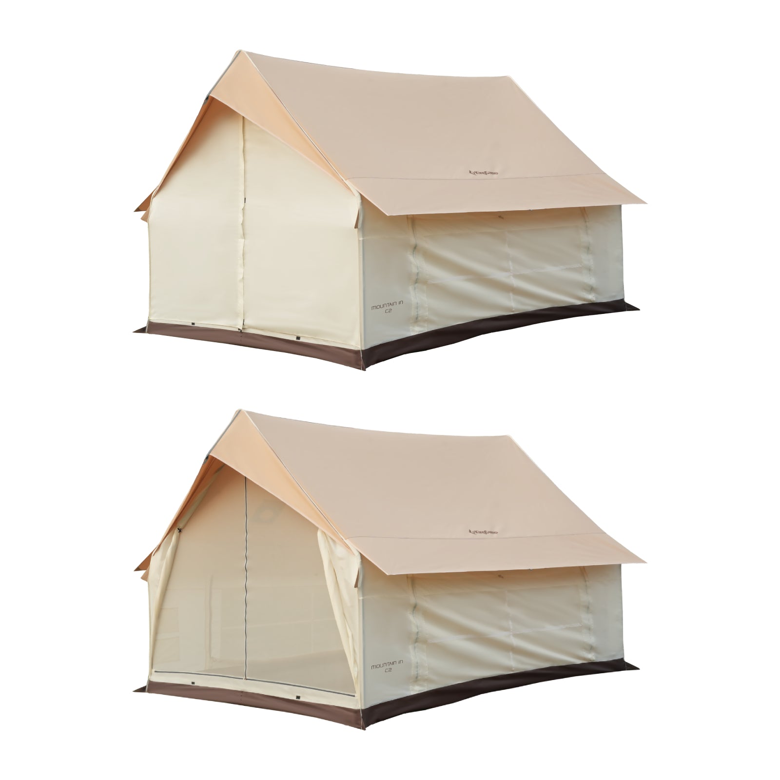 KingCamp MOUNTAIN IN C2 Cabin Tent with Stove Jack
