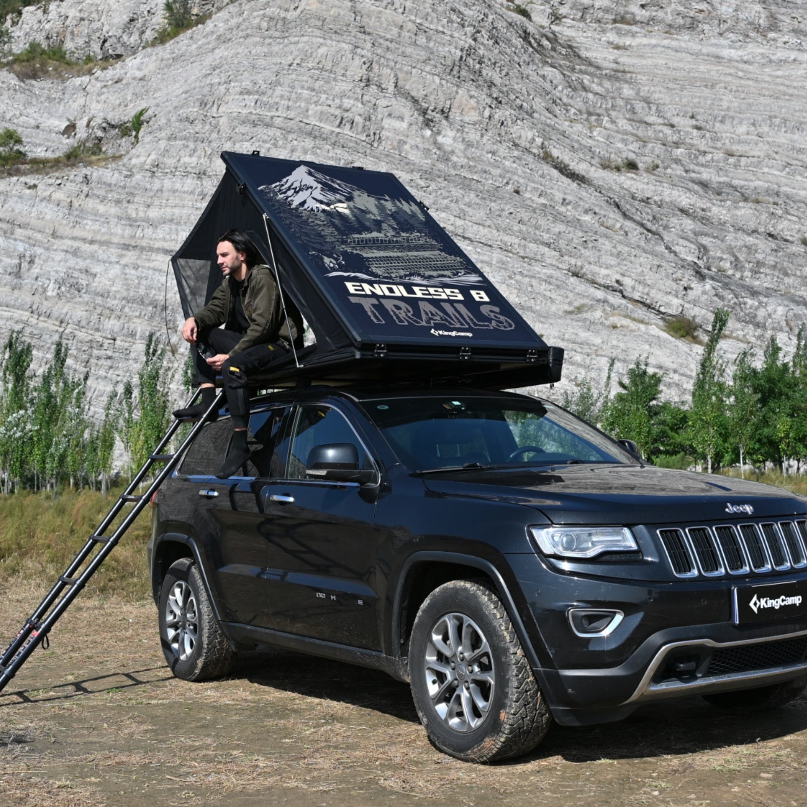 KingCamp ENDLESS 8 Aluminum Hardshell Rooftop Tent