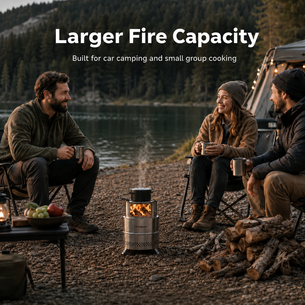 KingCamp FIREWOOD Portable Wood Stove