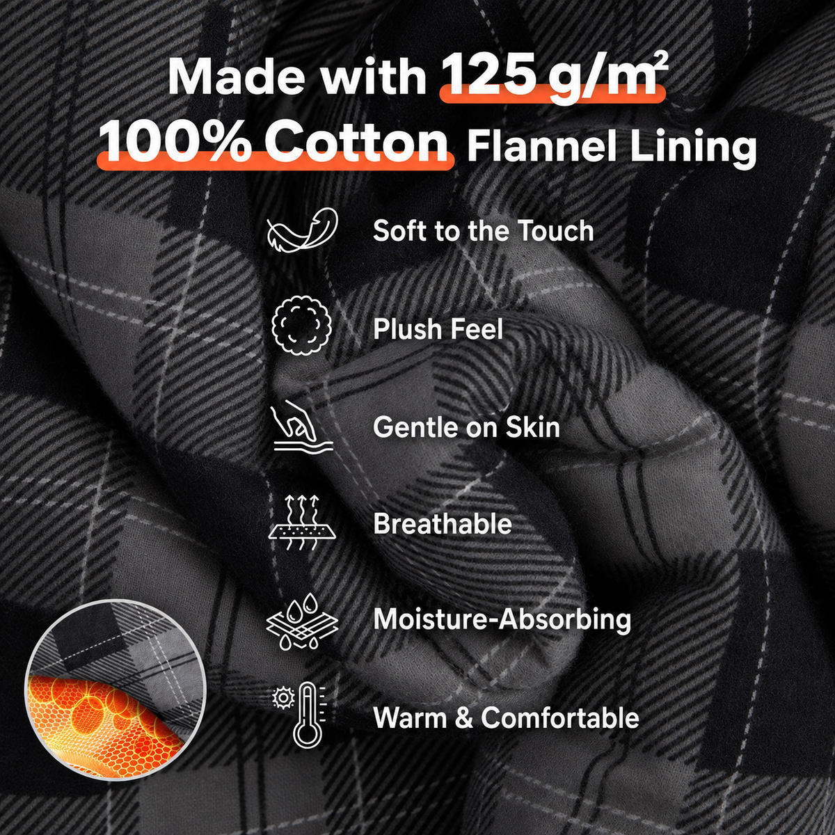 KingCamp Trippy C Single Envelope Sleeping Bag with Flannel Lining & Pillow