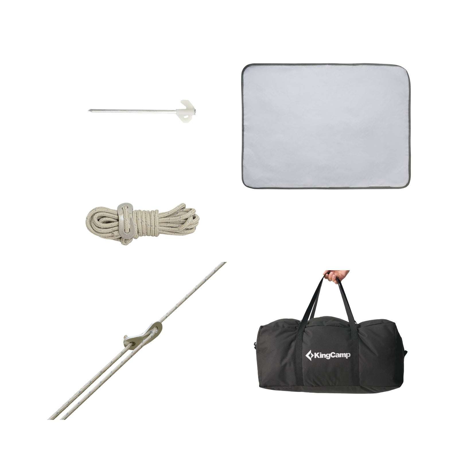 KingCamp MOUNTAIN IN C5 Cabin Tent with Stove Jack