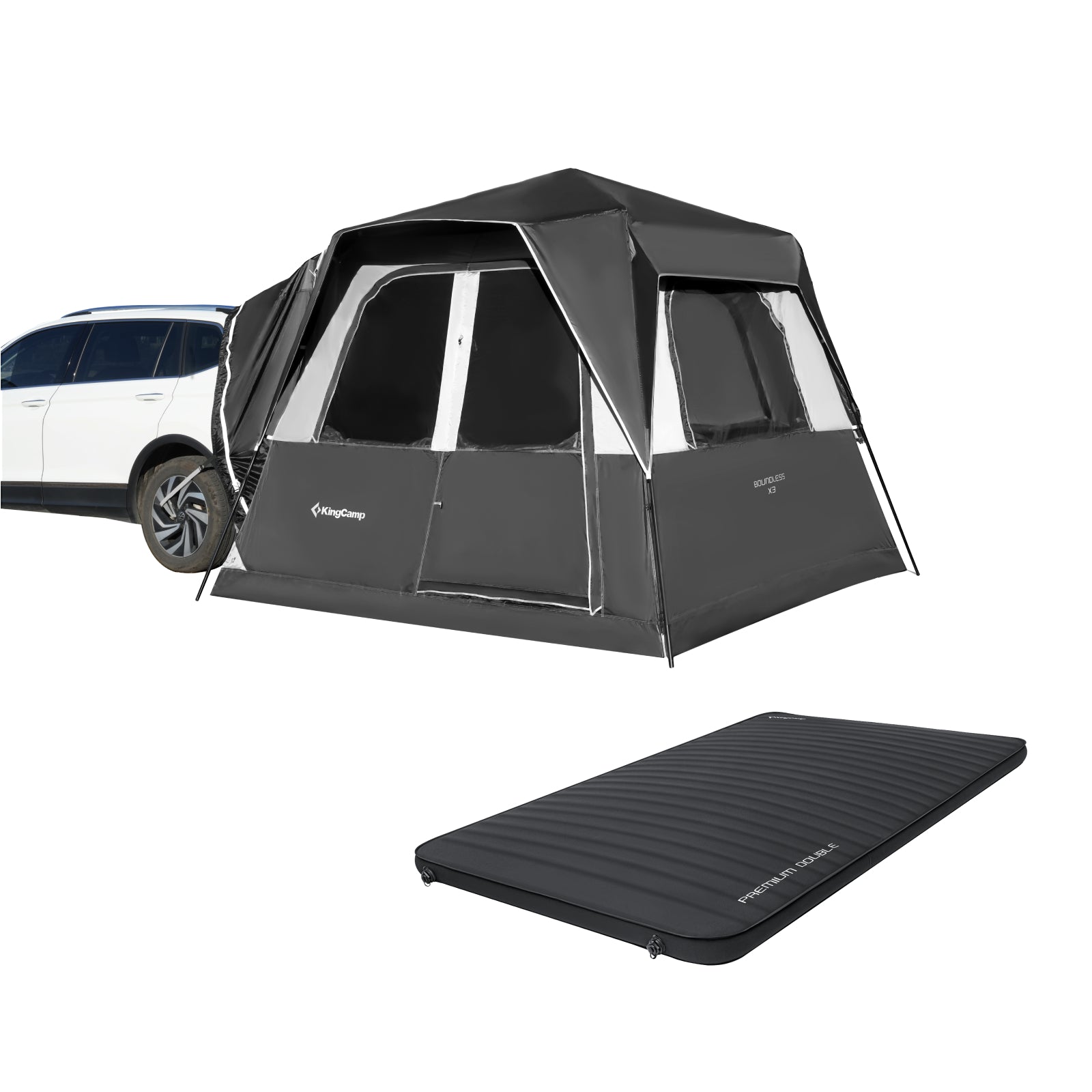 KingCamp SUV Tent and Air Mattress Bundle